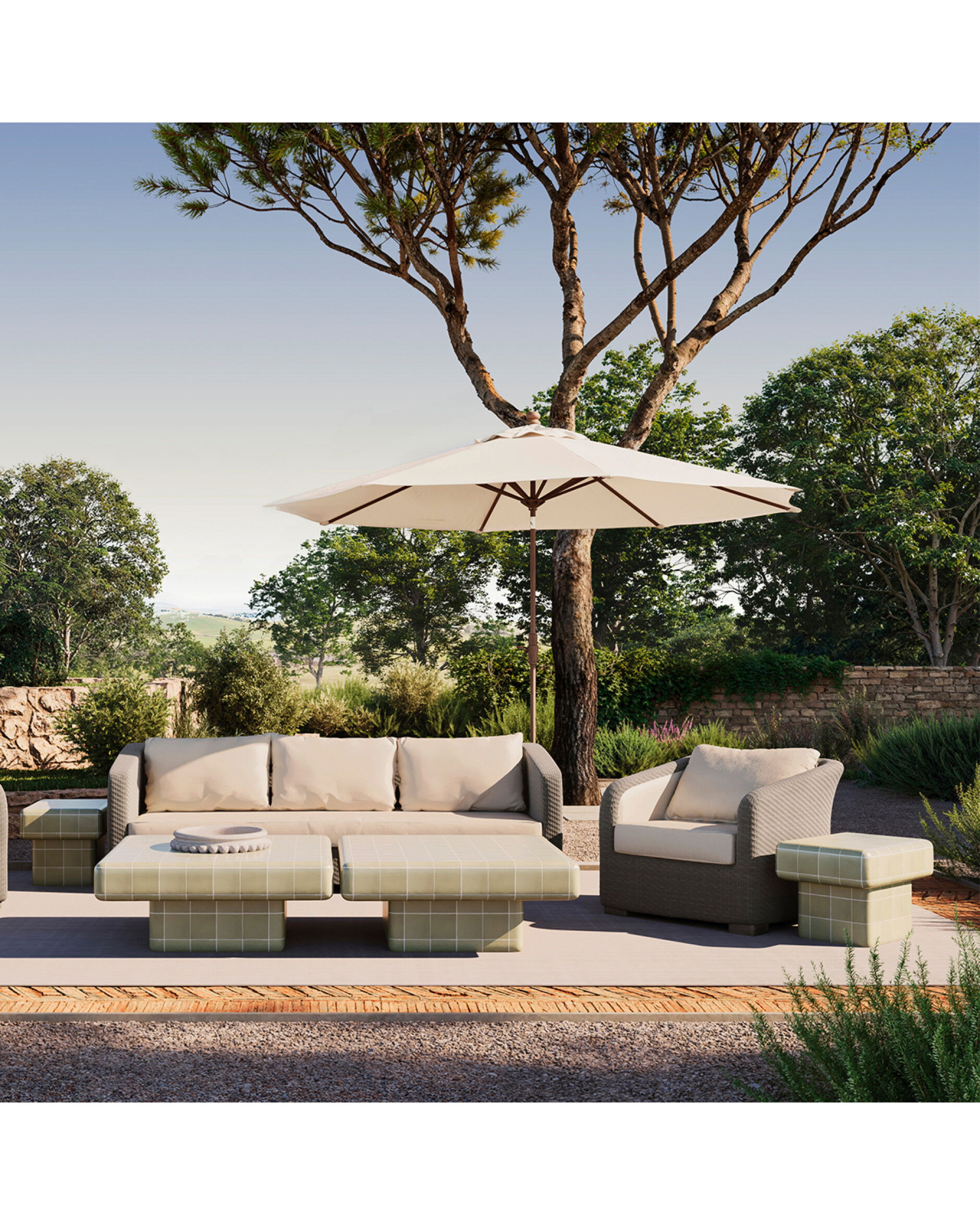 Mateo Side Table Light Grey