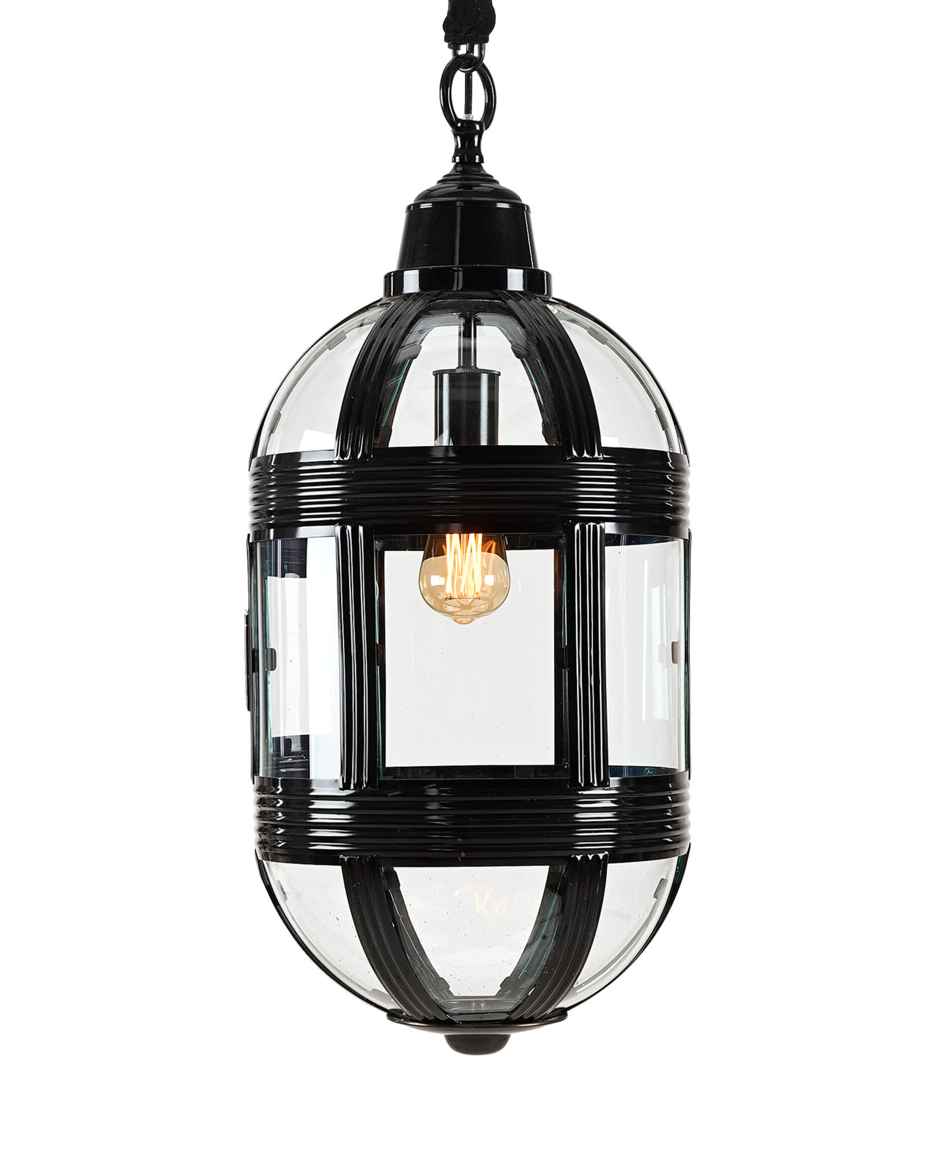 Timeless Octagonal taklampa svart