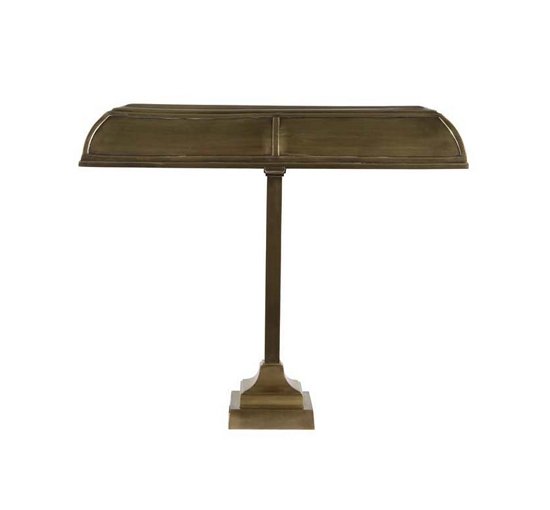 Antiek brons - Banker Trust Table Lamp