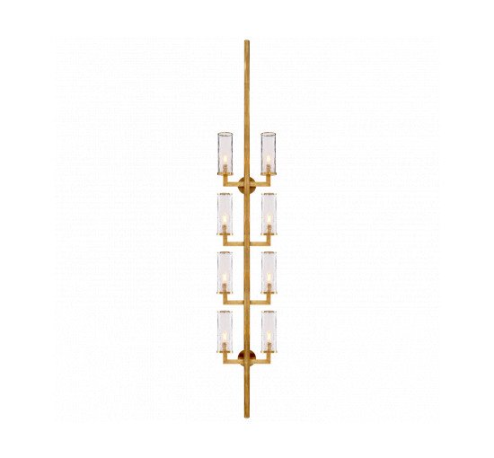 null - Liaison Statement Sconce Antique-Burnished Brass