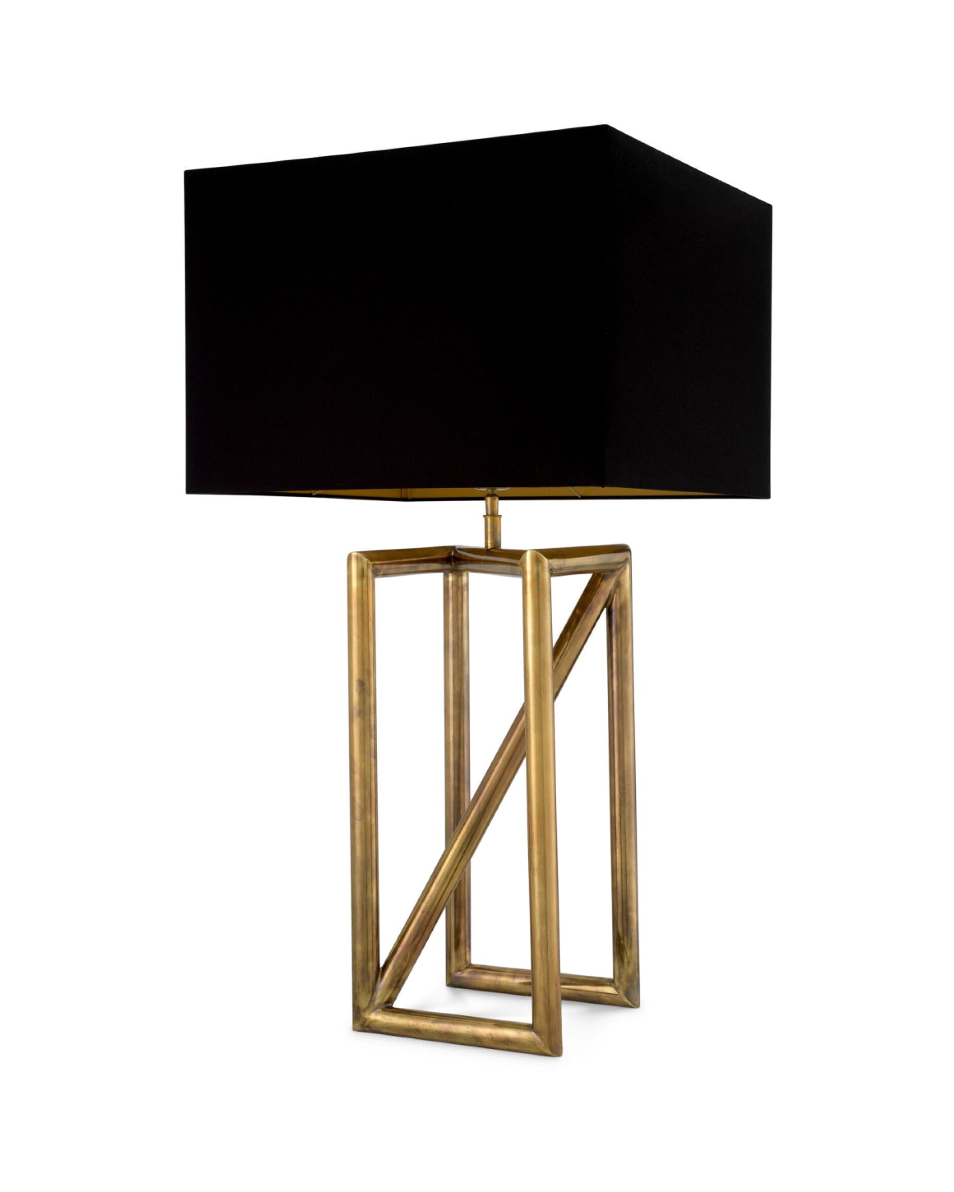 Michelino bordslampa antik mässing