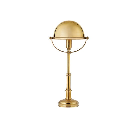 null - Carthage Mini Lamp Natural Brass