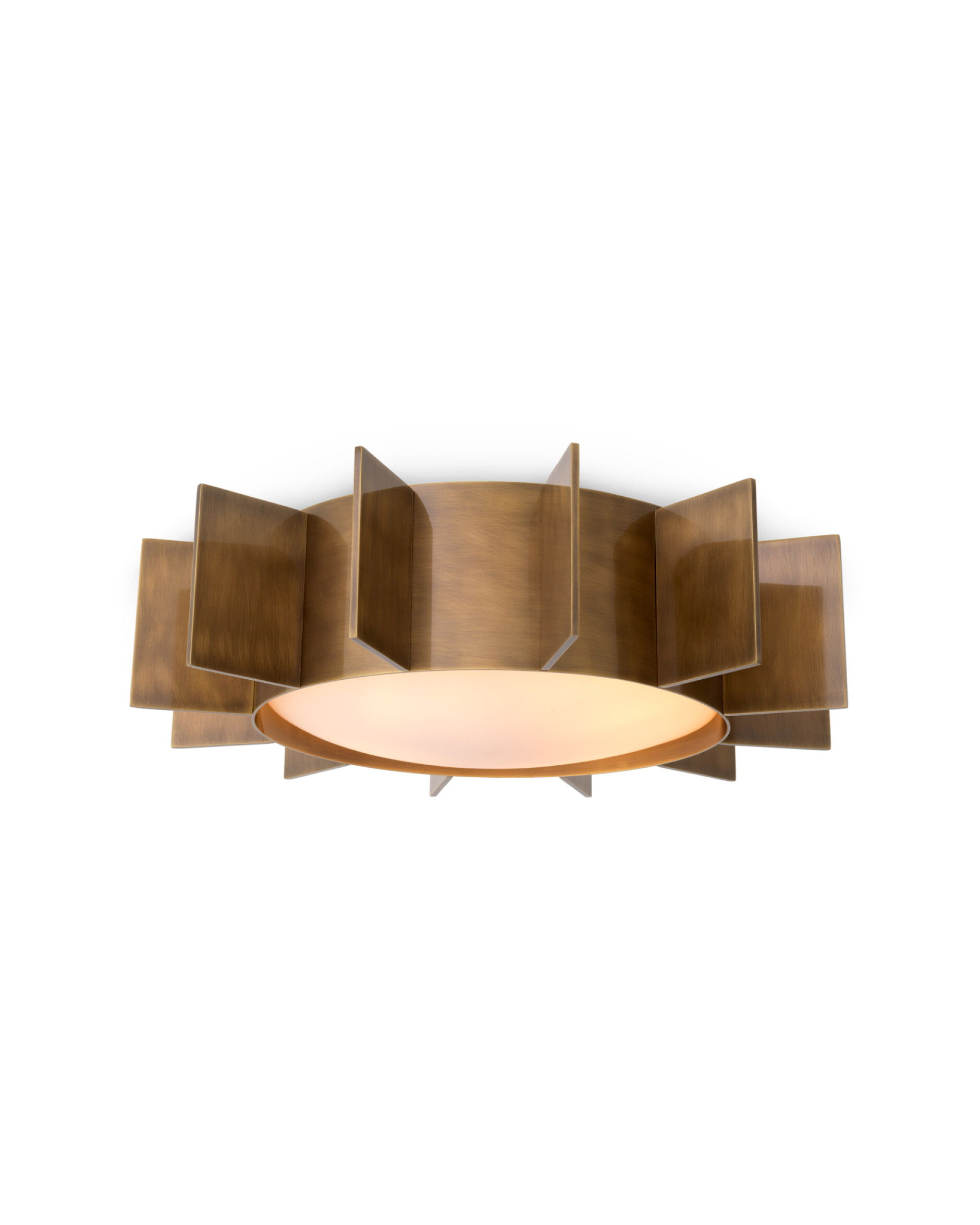 Mario taklampa antik mässing