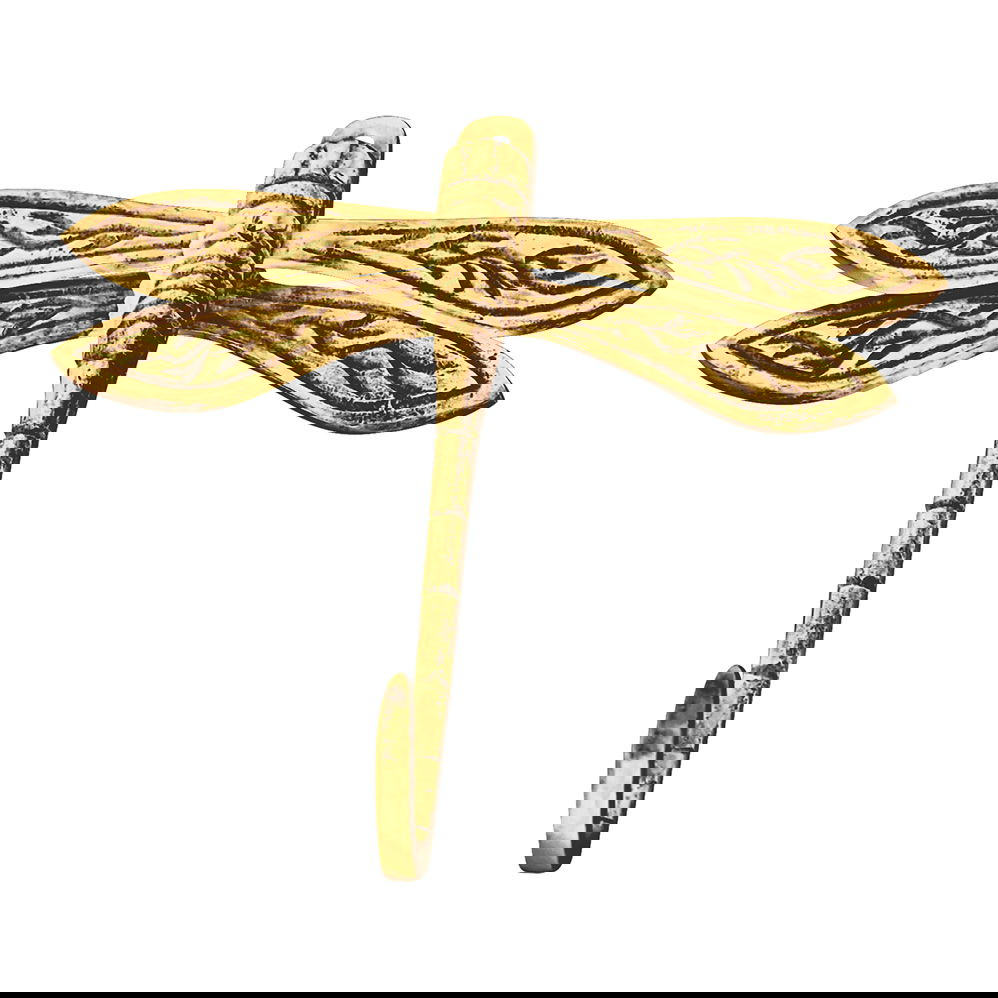 Trollsländekrok mässing