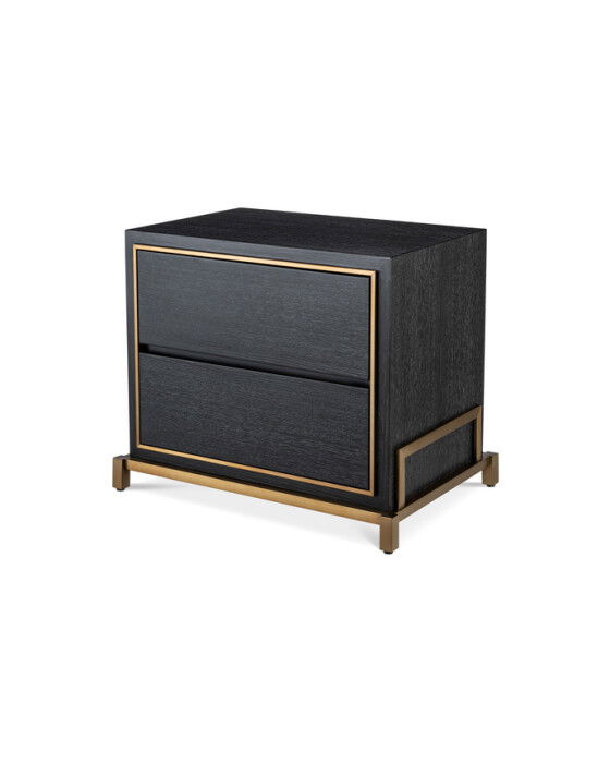 hazel sängbord charcoal grey