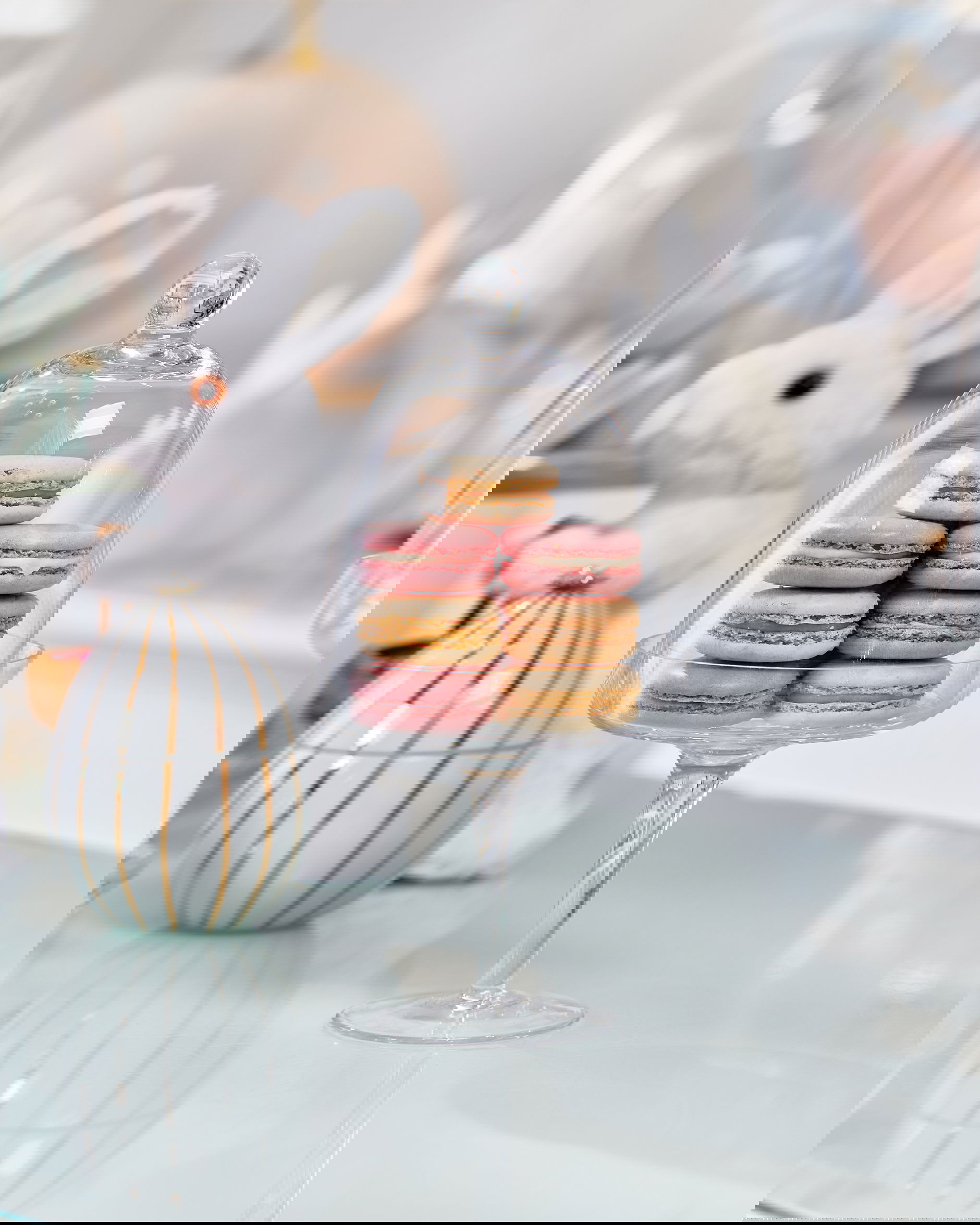 Macaron kakfat på fot