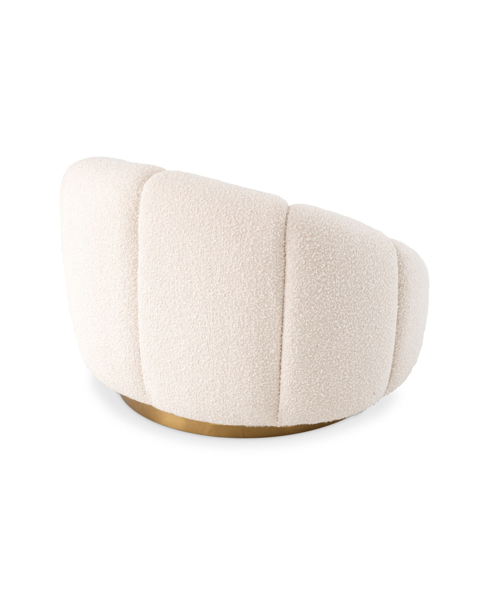 Inger snurrfåtölj bouclé cream