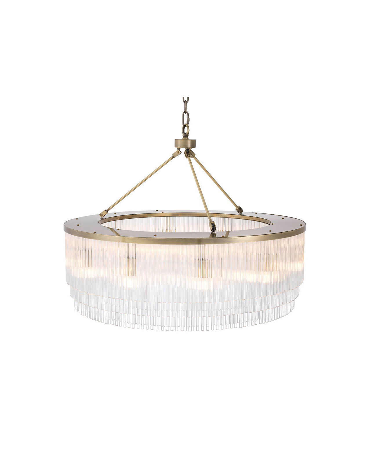 Hector takkrona borstad mässing