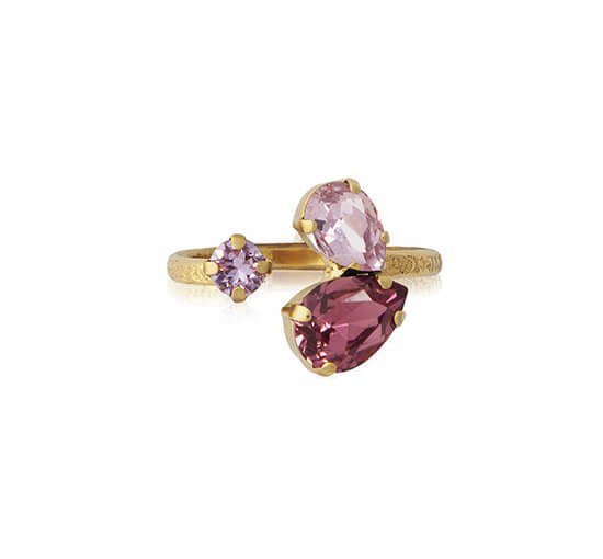 Gold - Alisia Ring Violet Combo