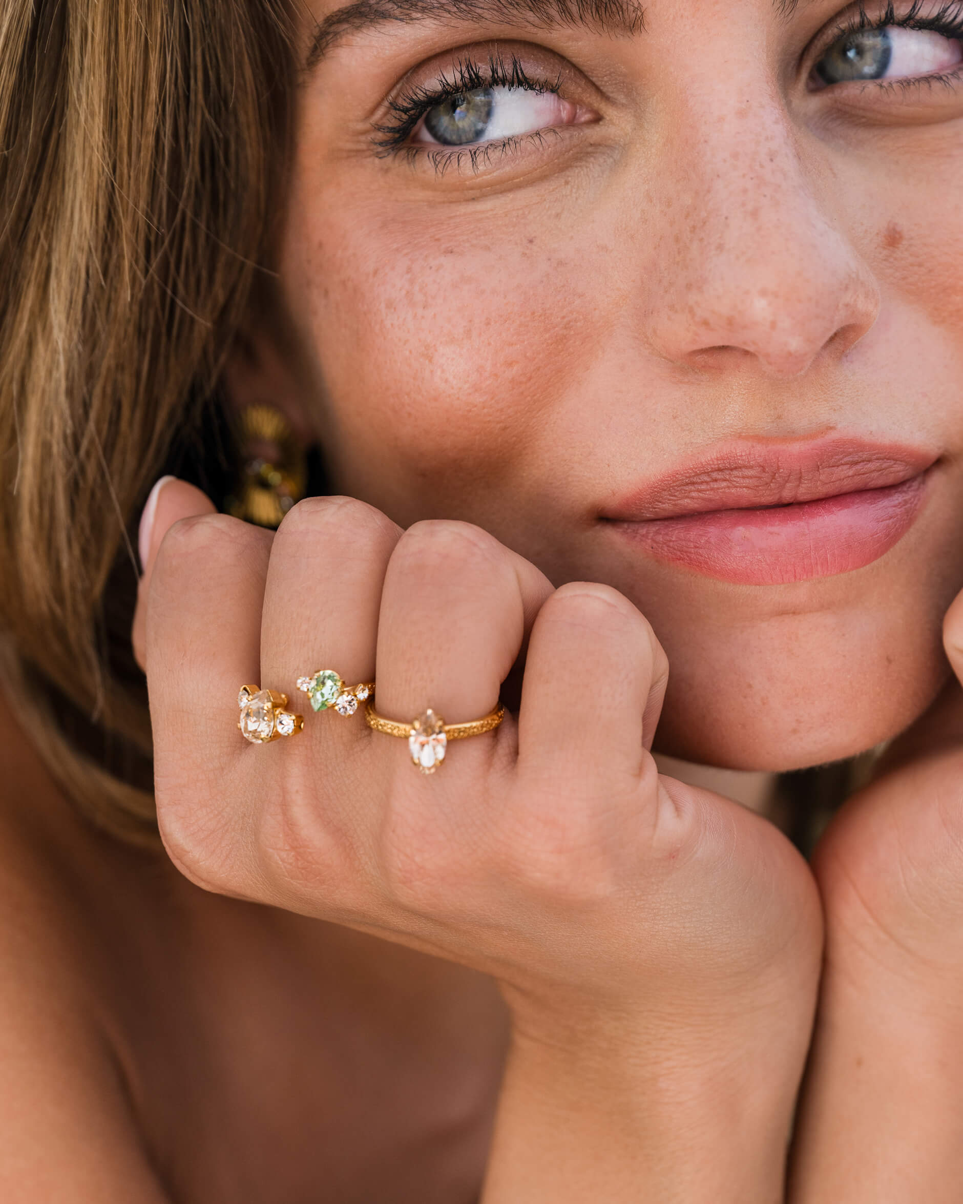 Petite Navette Ring Light Silk