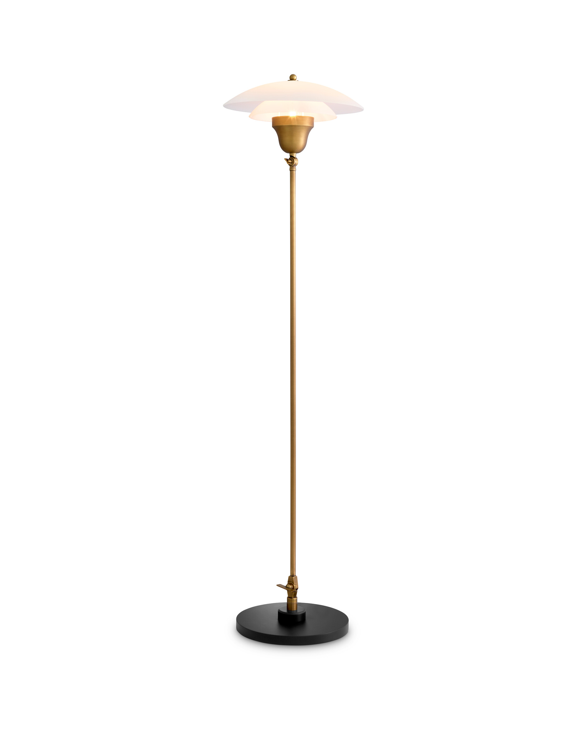 Novento Floor Lamp Antique Brass