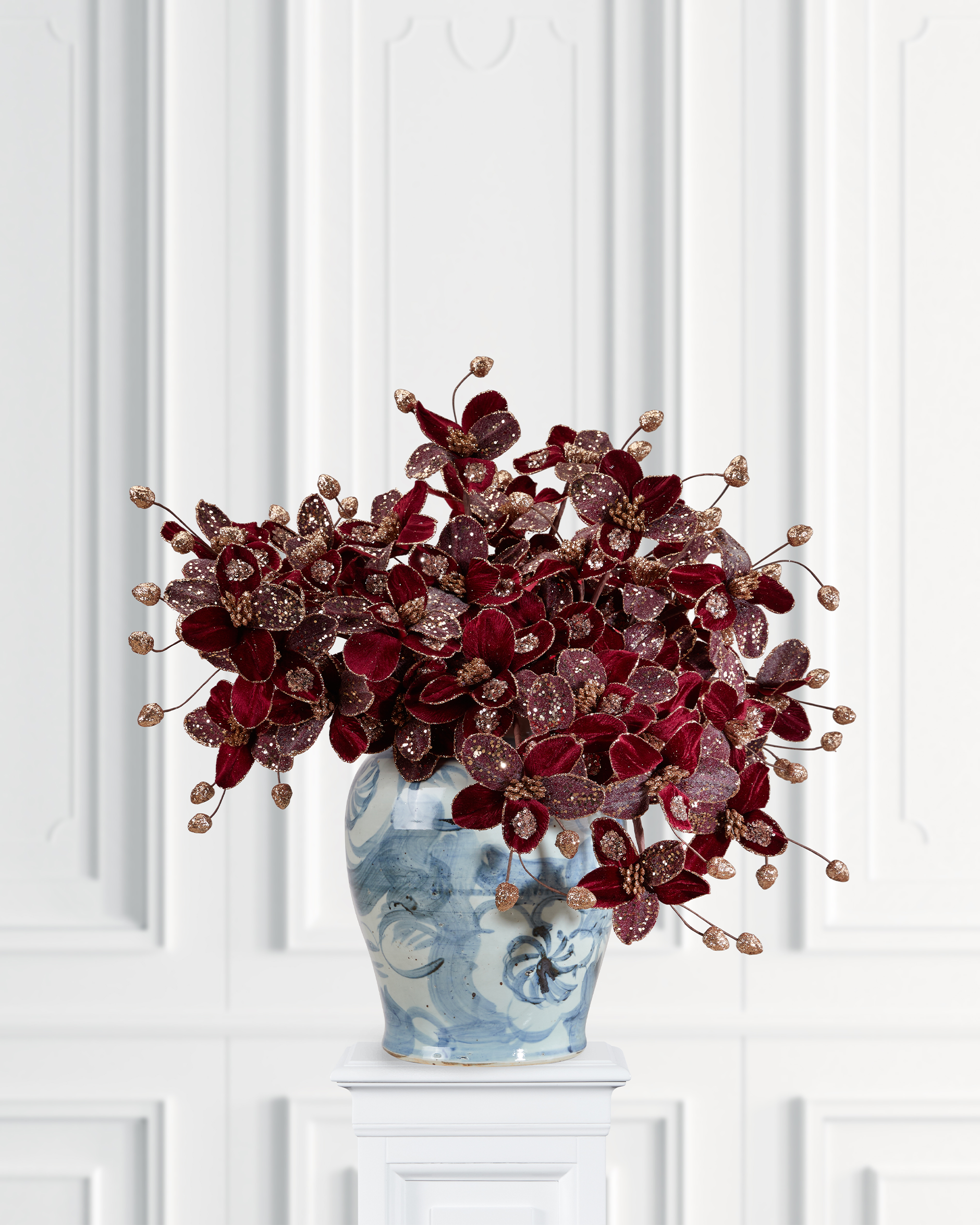 Mary magnolia snijbloem bordeaux