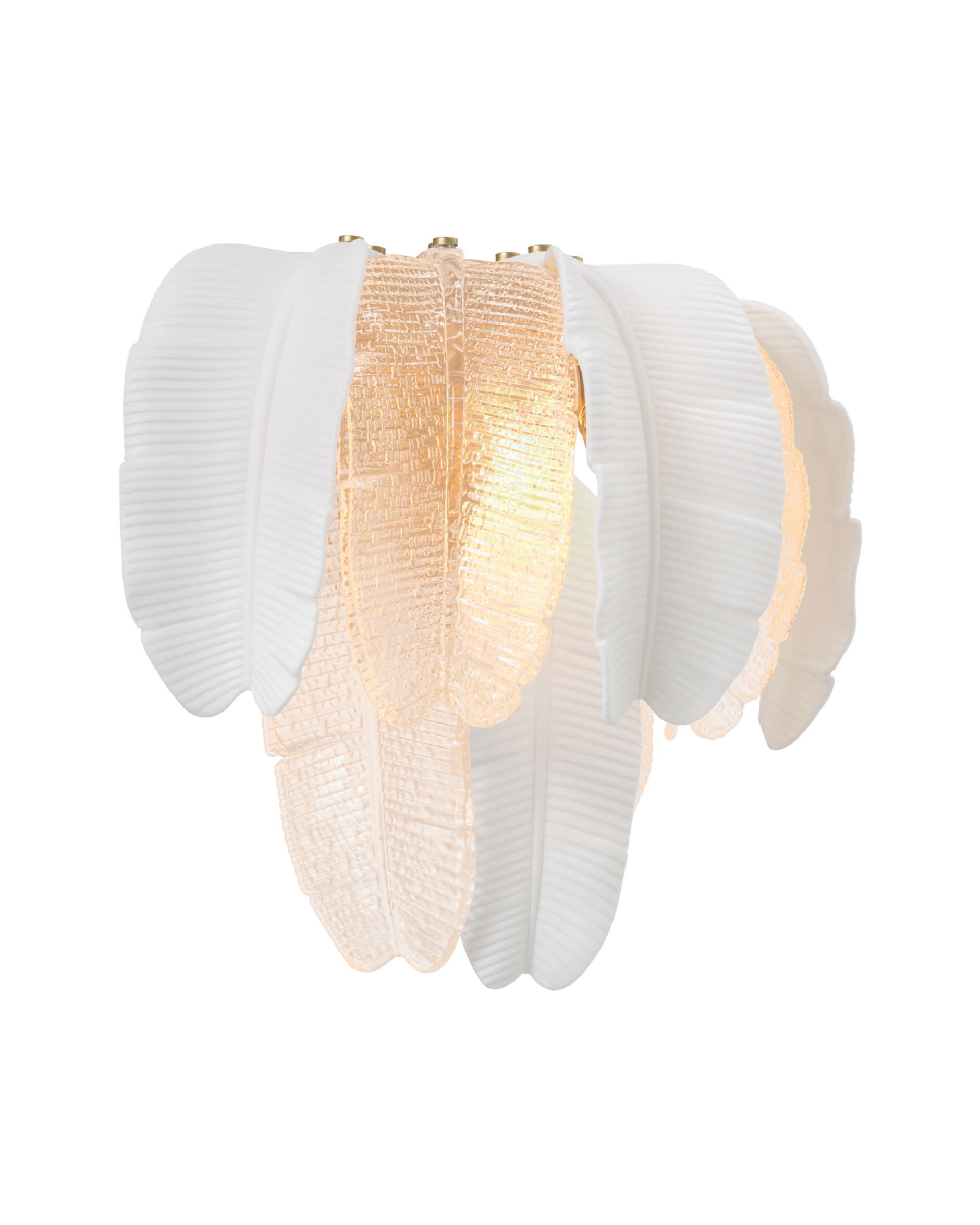 Saint Lucia vägglampa antik mässing