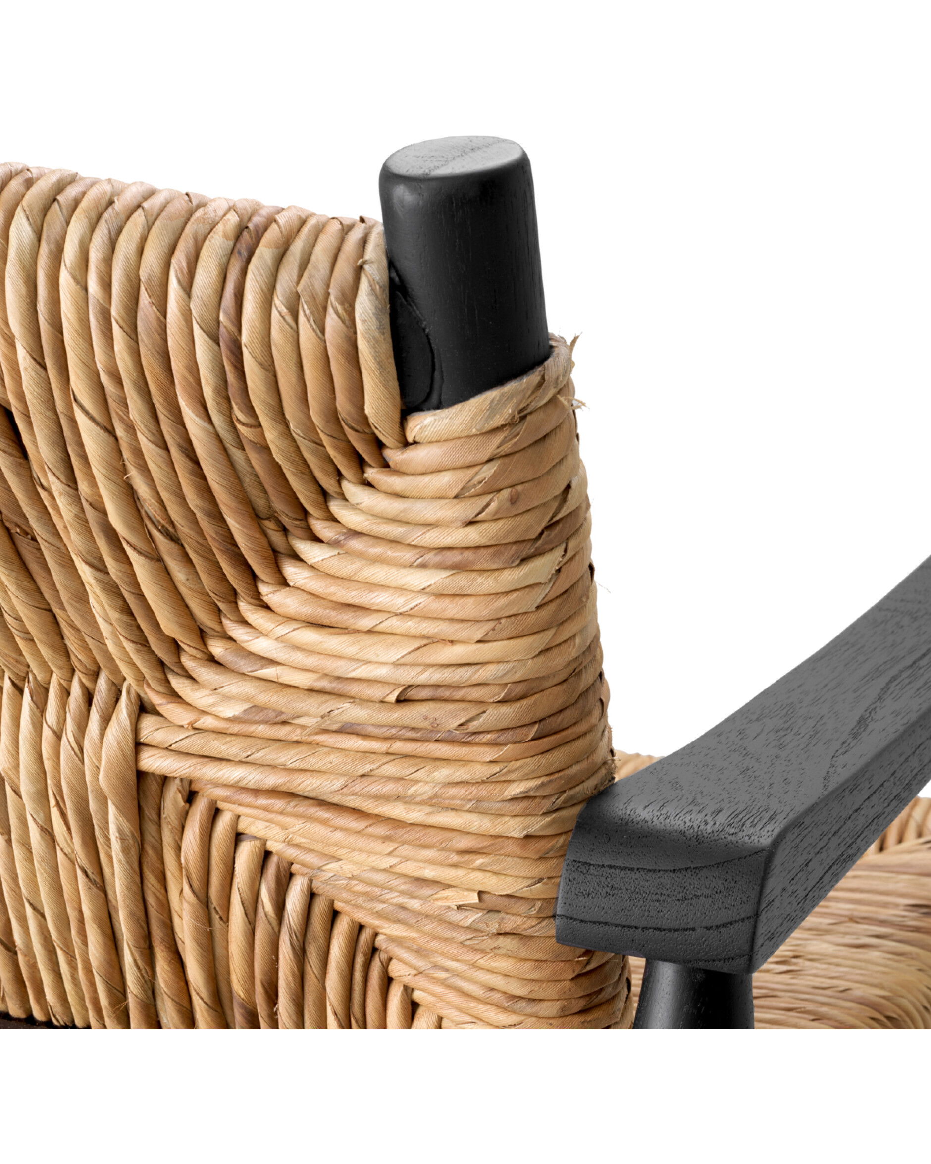 Elliott fåtölj svart/natur