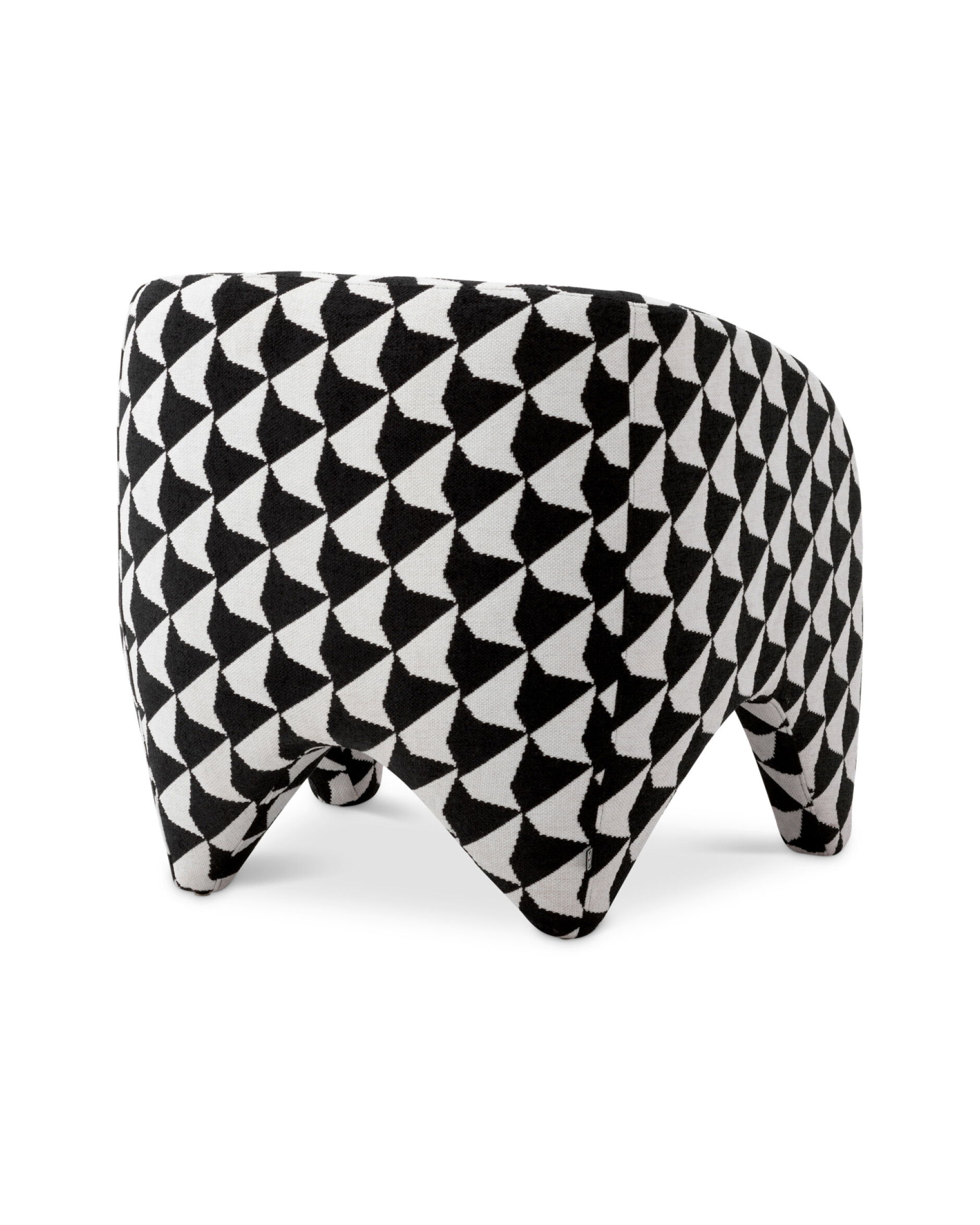 Toledo fåtölj zenith black and white