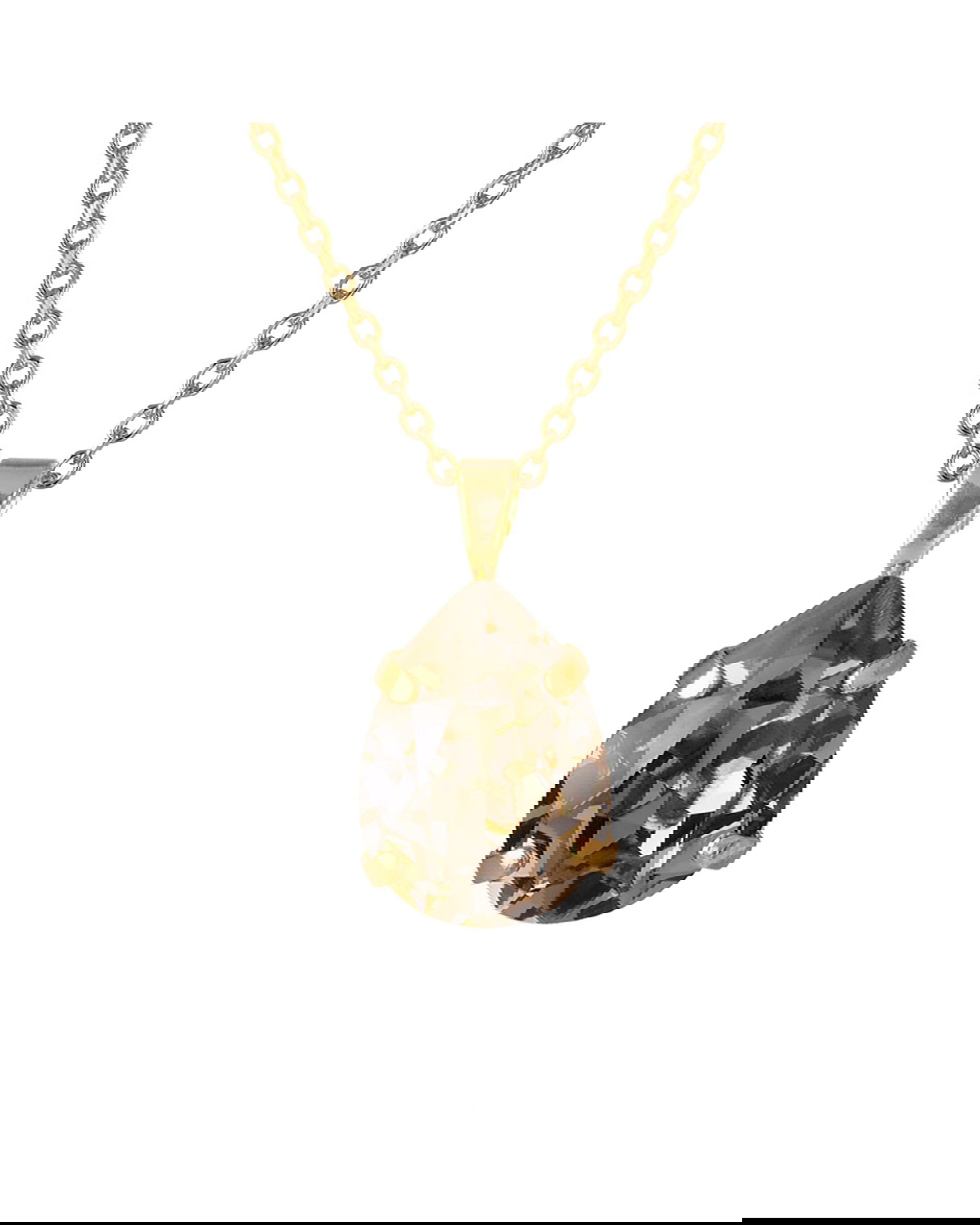 Mini Drop halsband greige