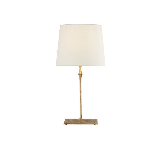 null - Dauphine Bedside Lamp Gilded Iron/Linen