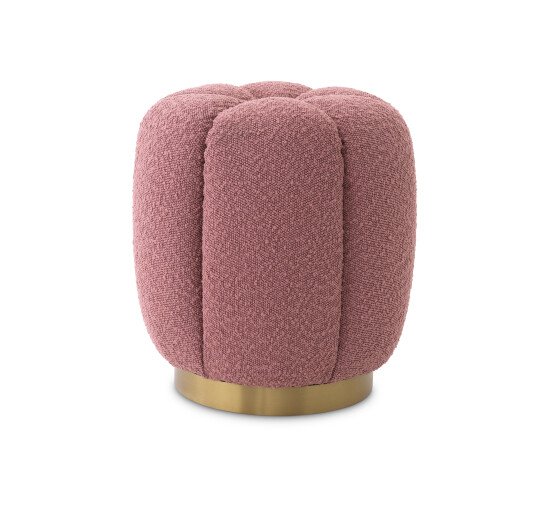 null - Orchanic stool bouclé rose