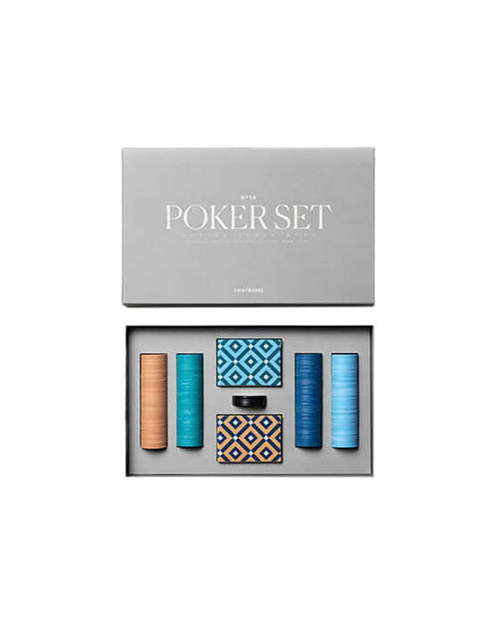 Classic Poker Set Gray billede