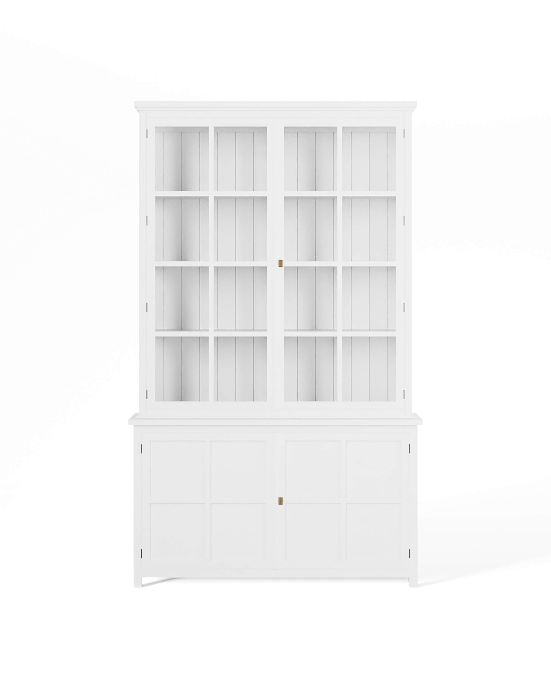 Rhode Island vitrinskåp classic white