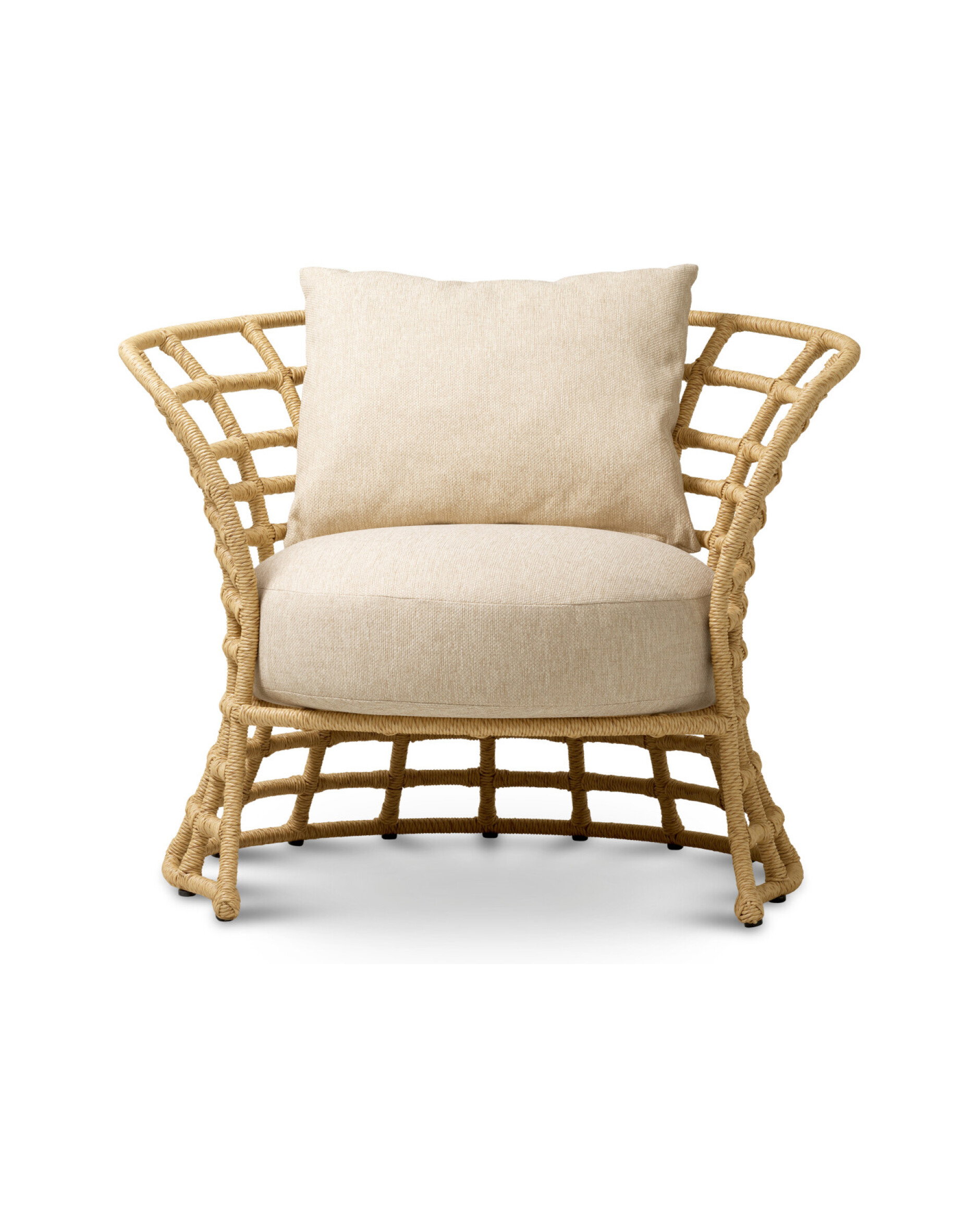 Paxton rattan armchair