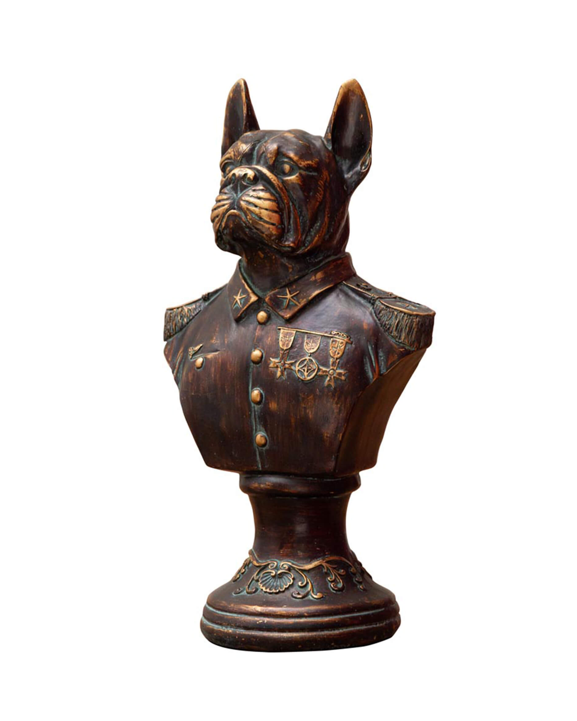 Sergeant Madog skulptur brun