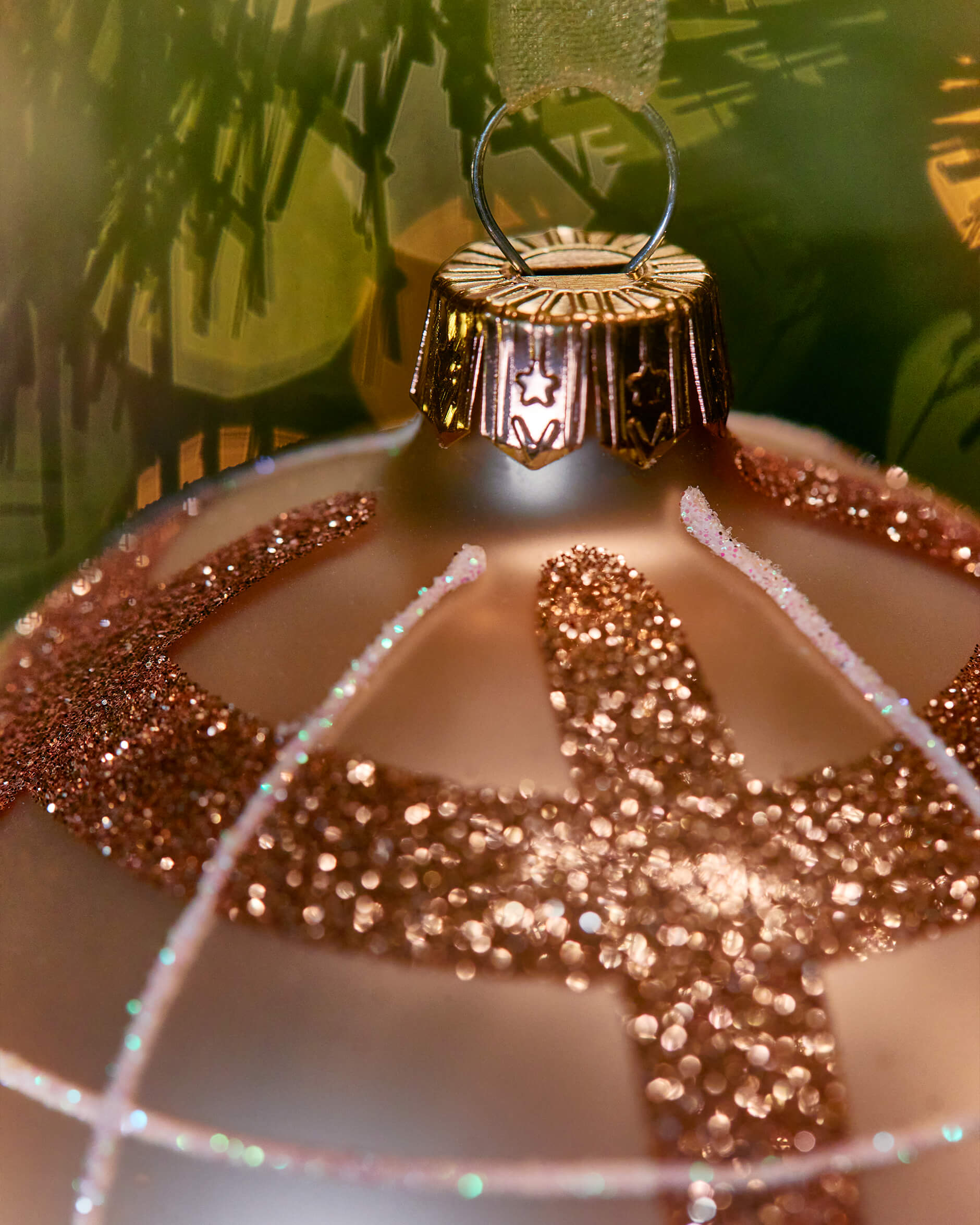 Holly-joulupallo samppanja 6-kpl