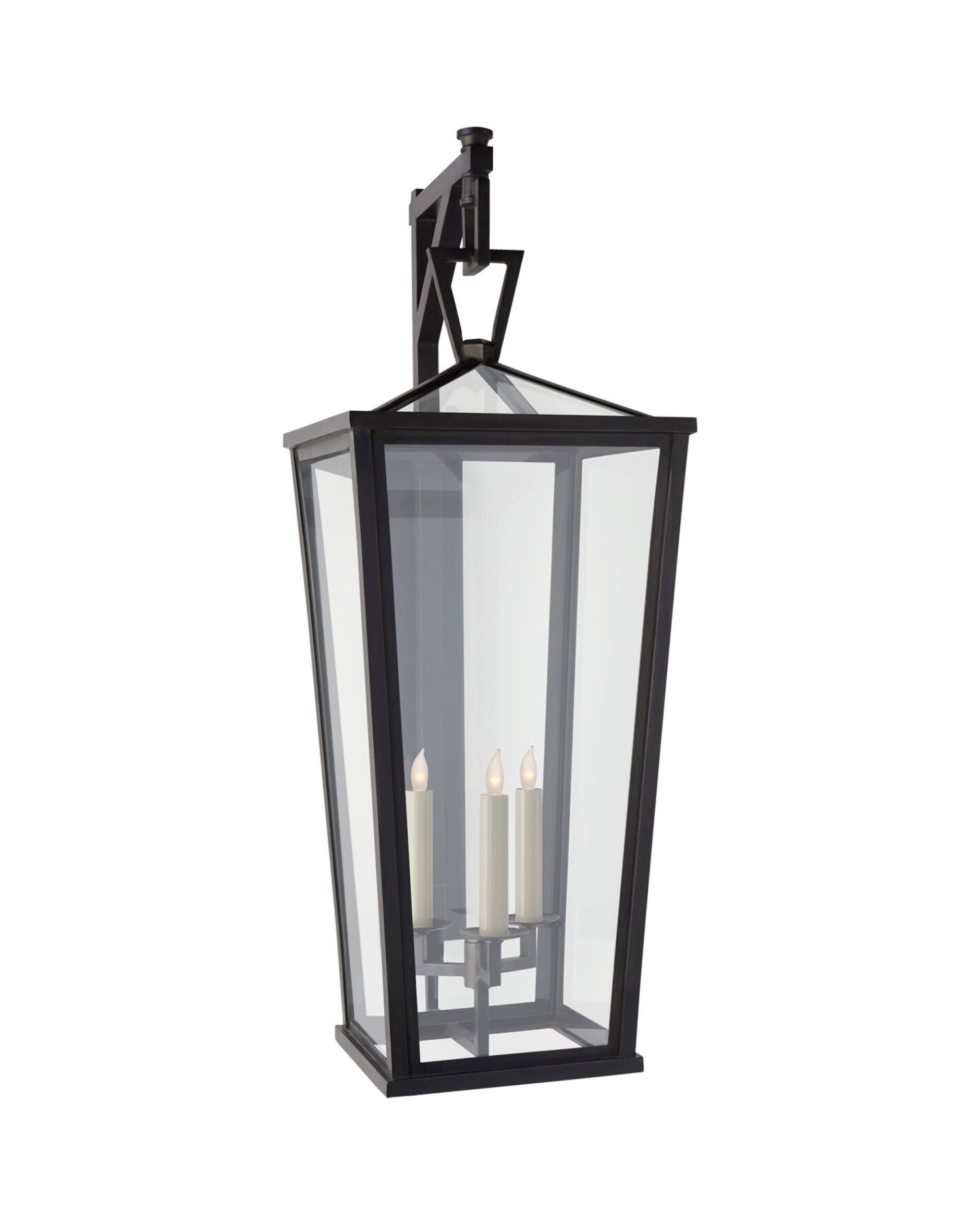 Darlana Grande Tall Bracketed Wall Lantern Bronze