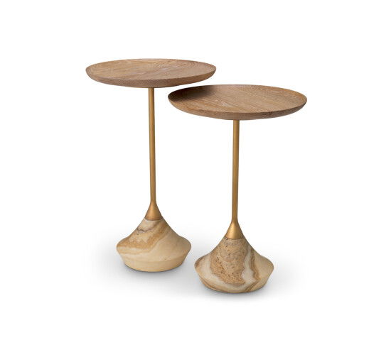 puglia sidobord beige 2-set