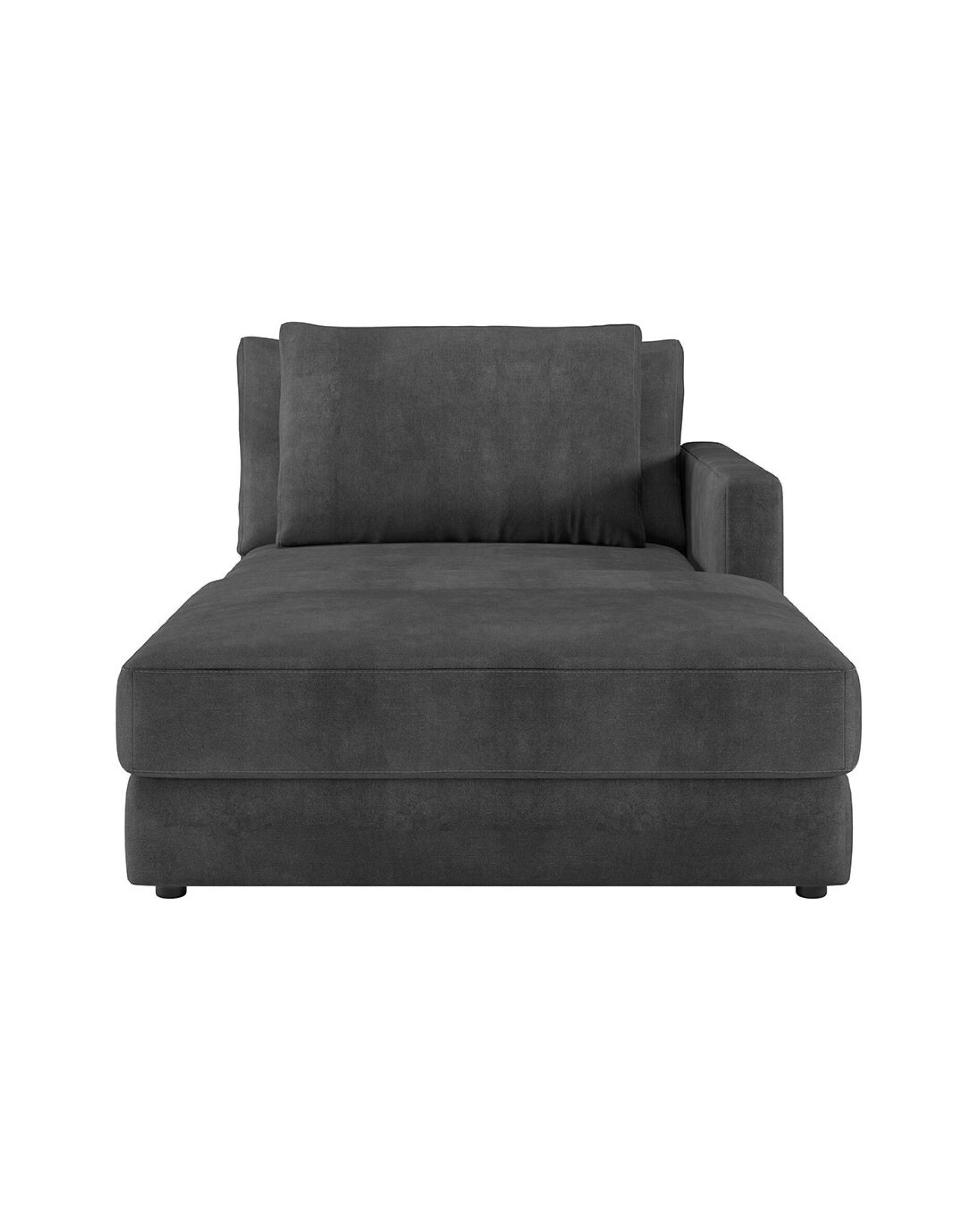 Reno schäslong avanna dark grey höger