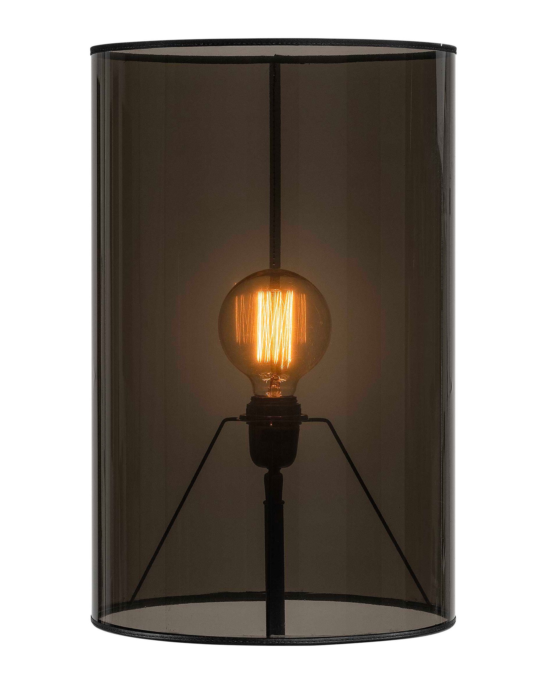 Cylinder-lampunvarjostin, smoke korkea OUTLET