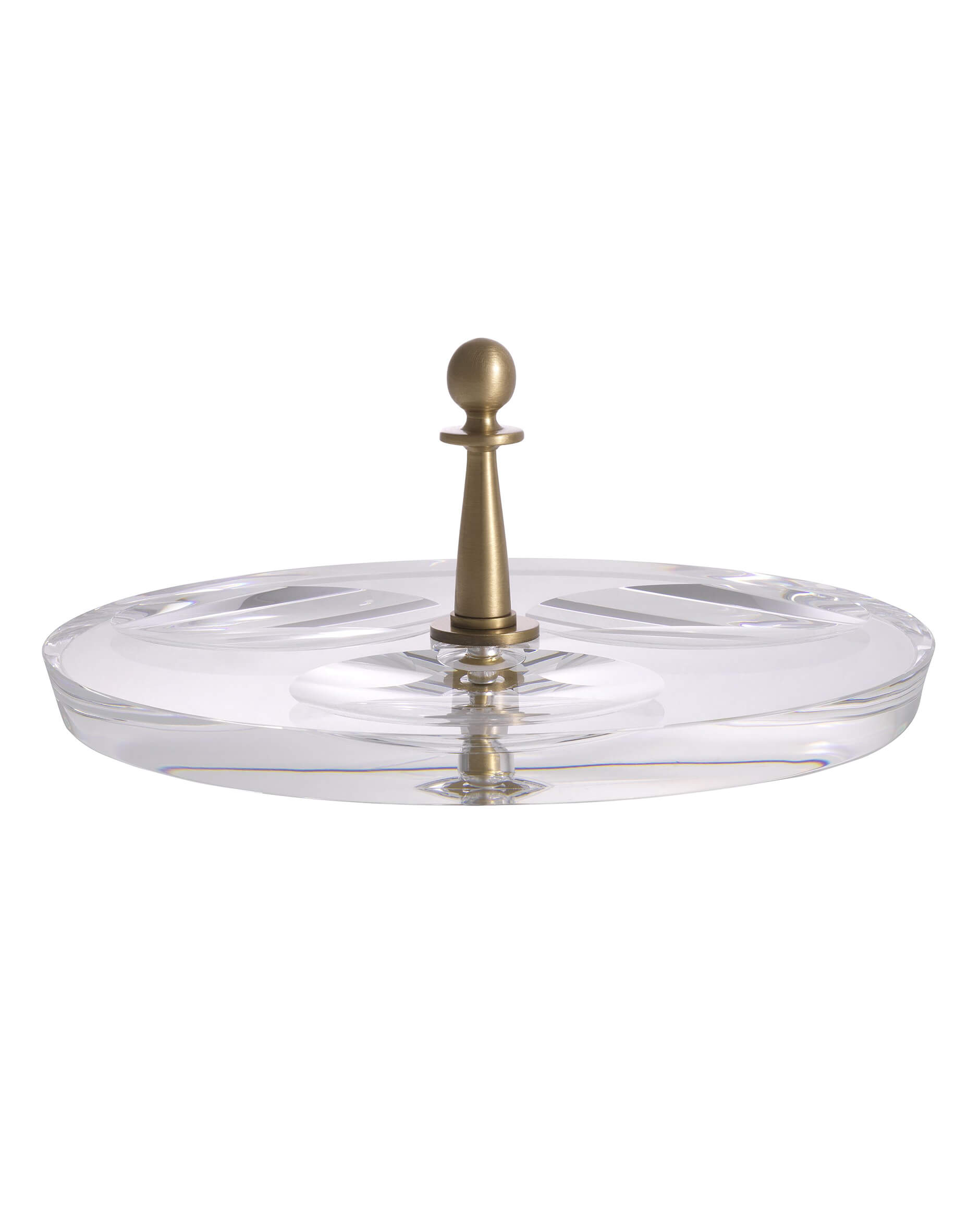 Krone tarjotin messinki