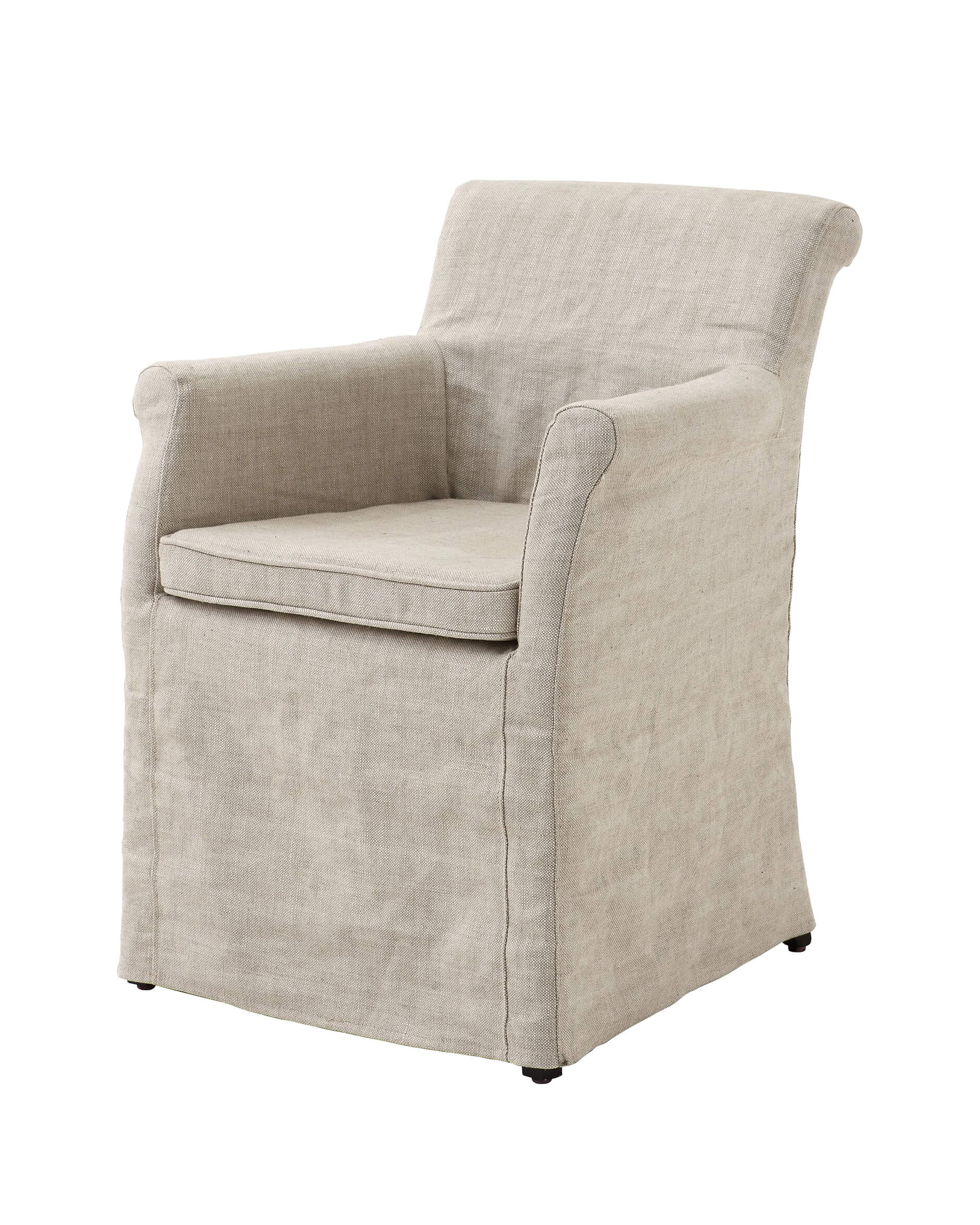 Tampa matstol off-white linen