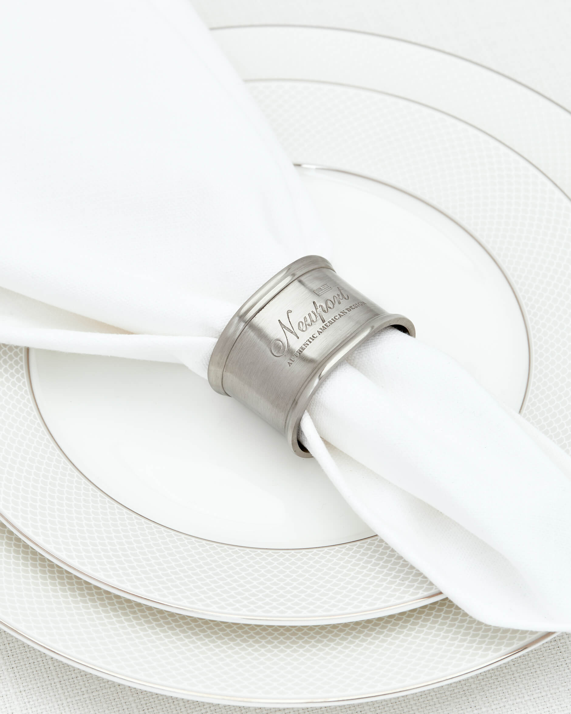 Newport servettring nickel