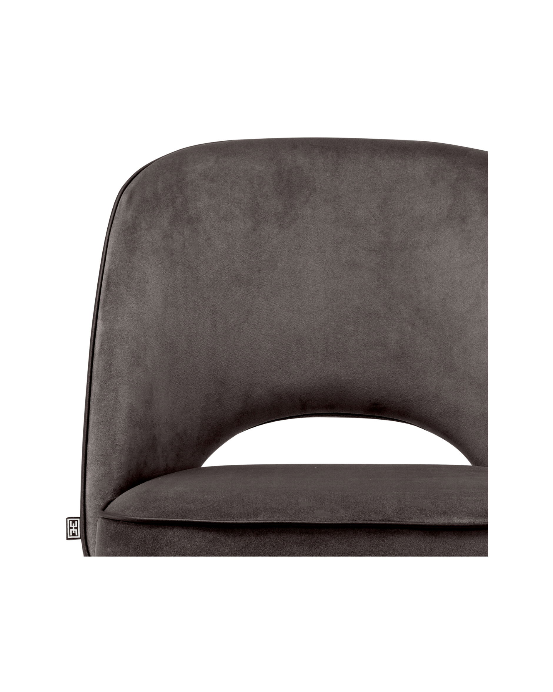 Cliff matstolar savona grey velvet 2-set