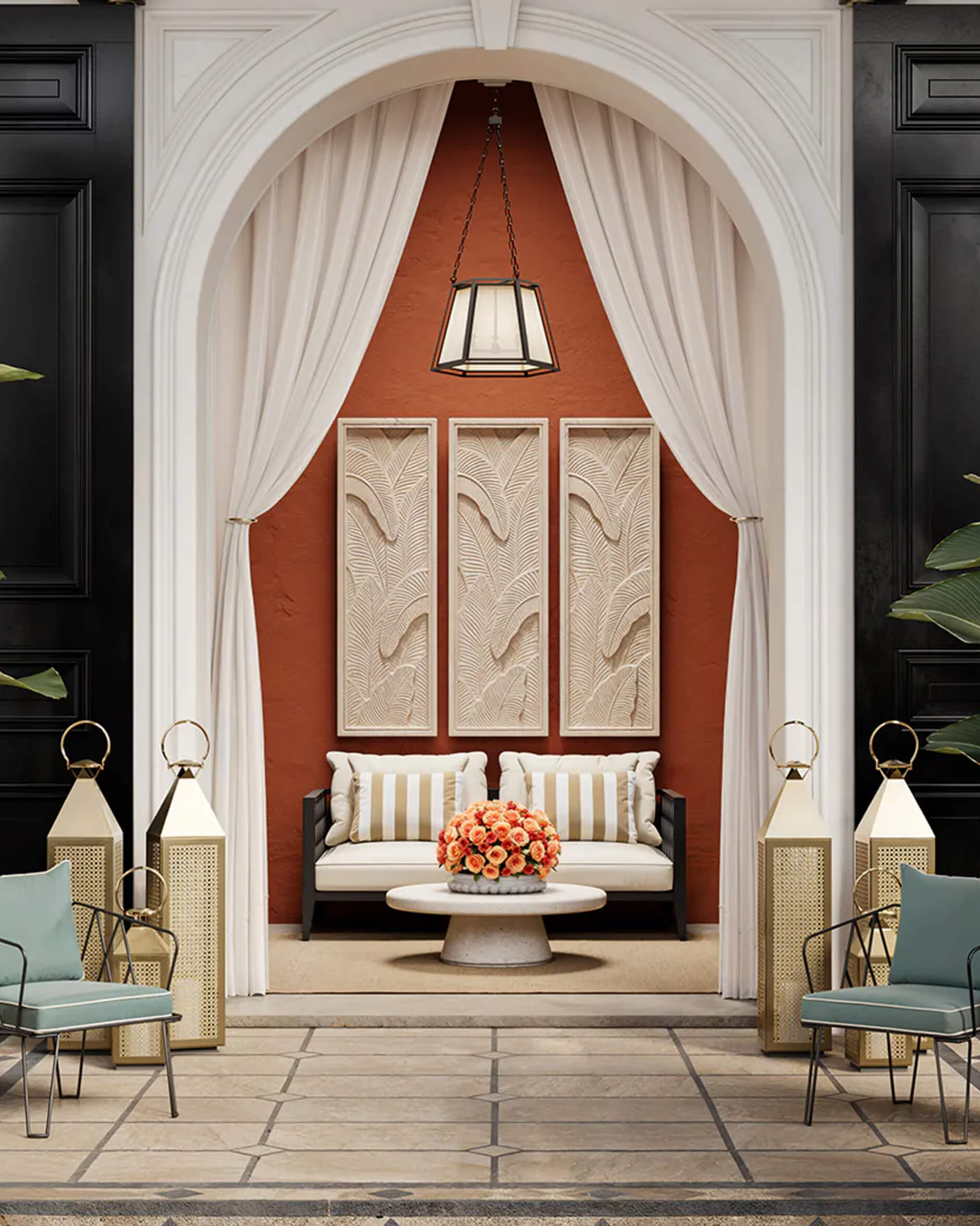 Ocean Club soffa 2-sits svart