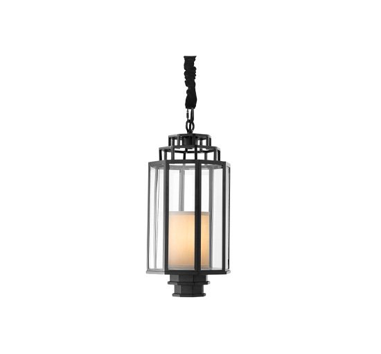 Black - Monticello Ceiling Lamp Black