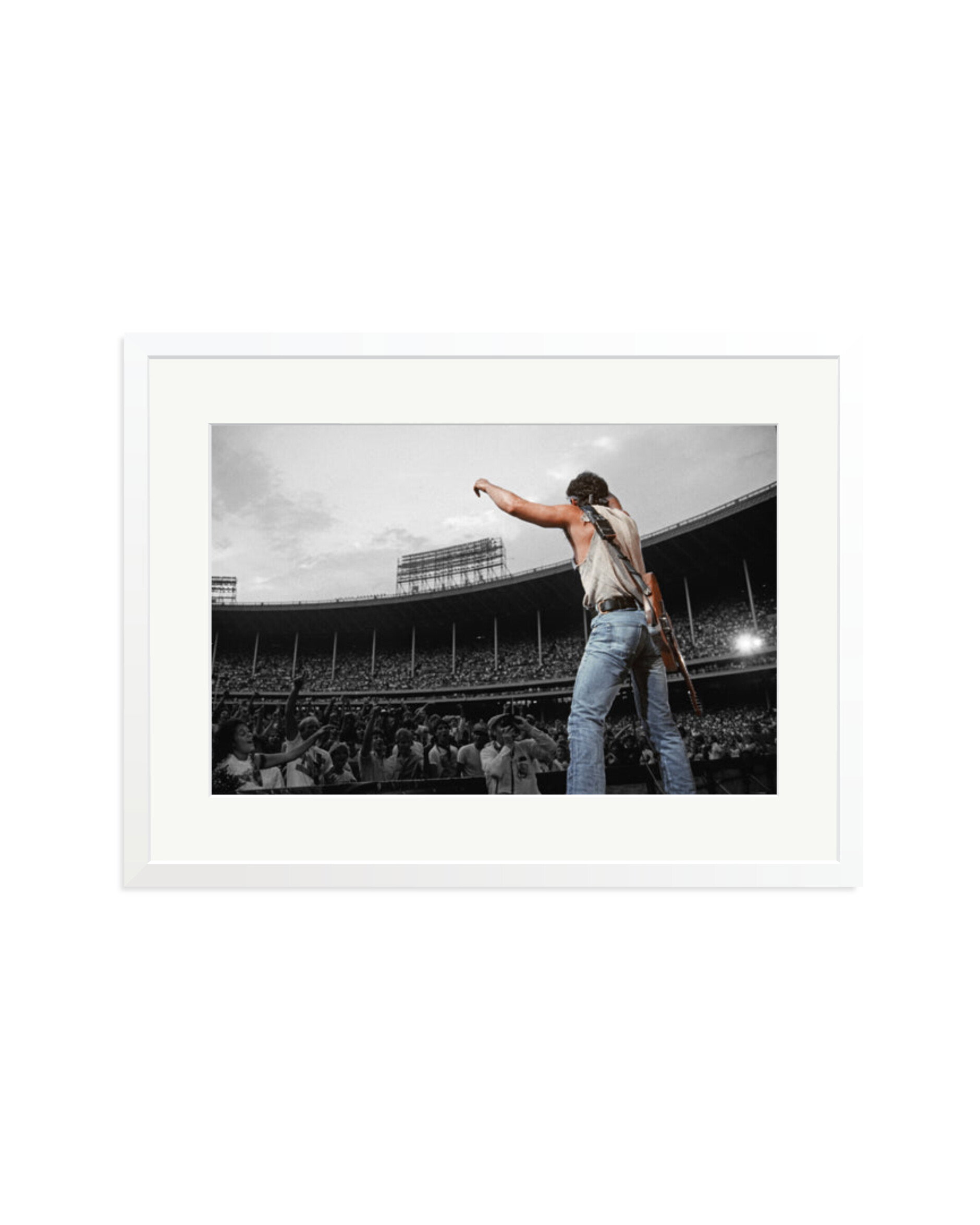 Bruce Springsteen at Cleveland Stadium 1985 White / XL