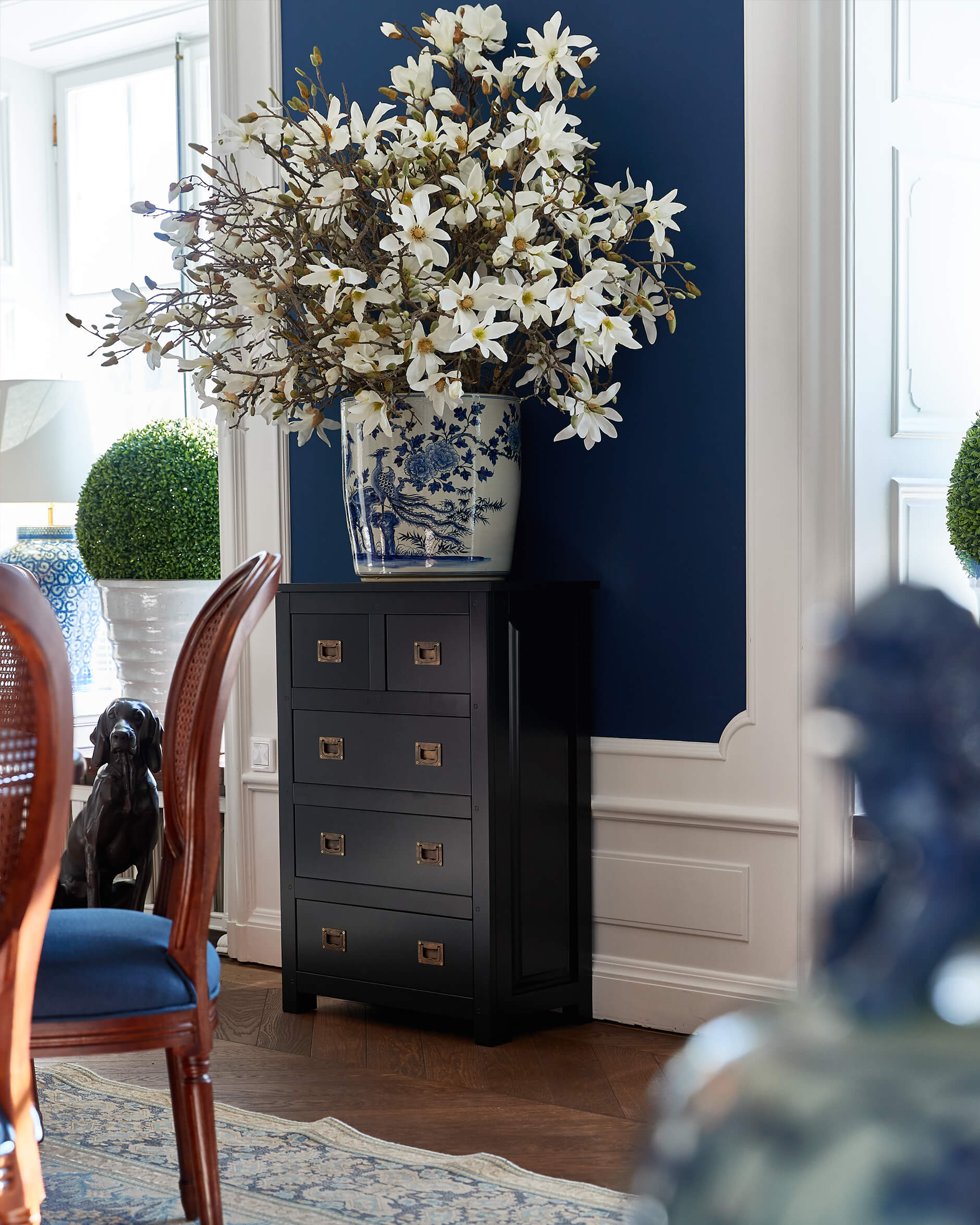 Backbay Chest of Drawers Modern Black