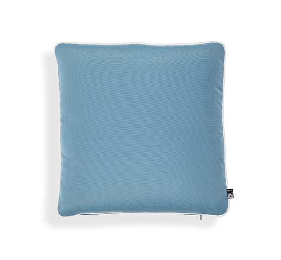 Mineral Blue - Sunbrella cushion black