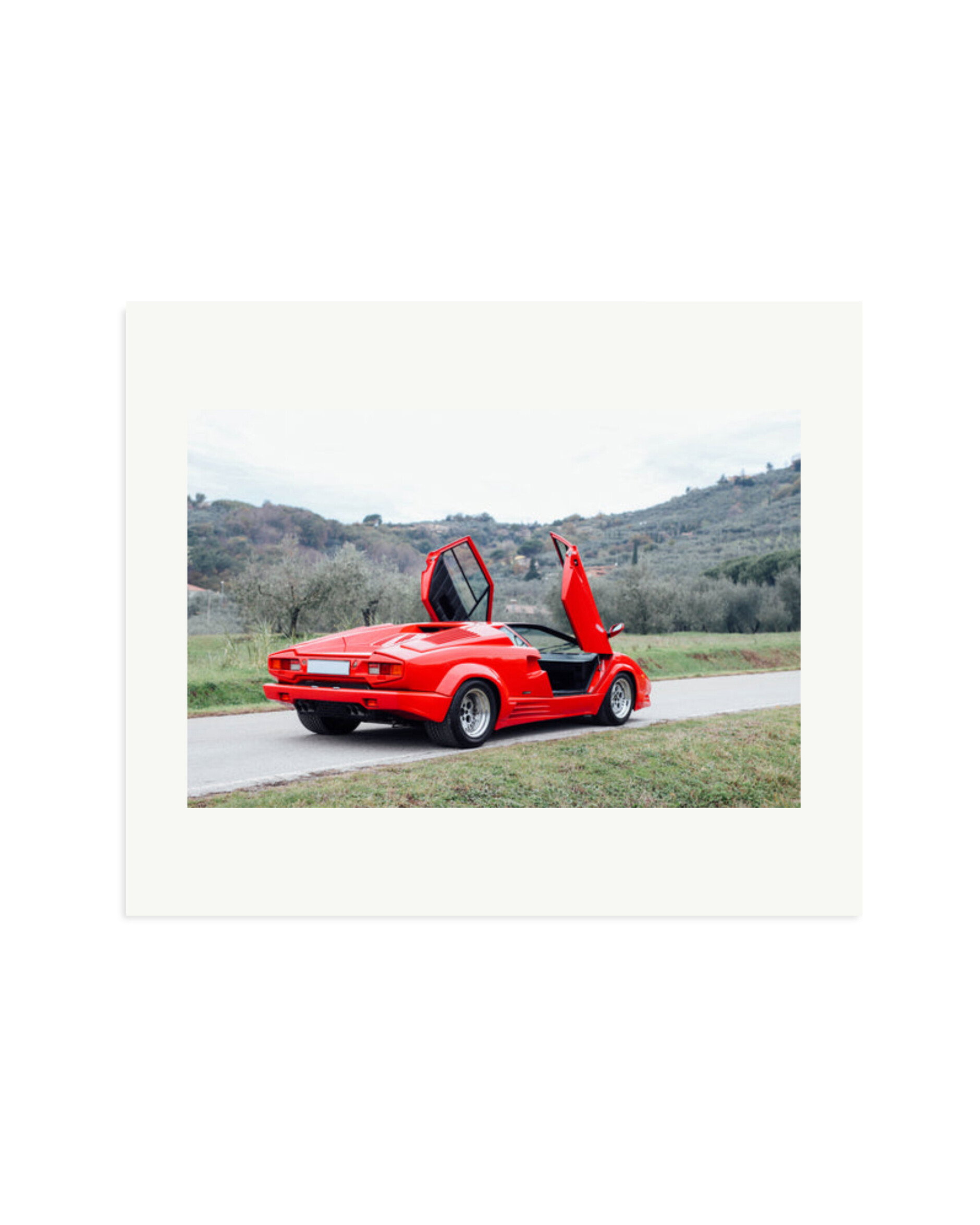 1988 Lamborghini Print Only / Large