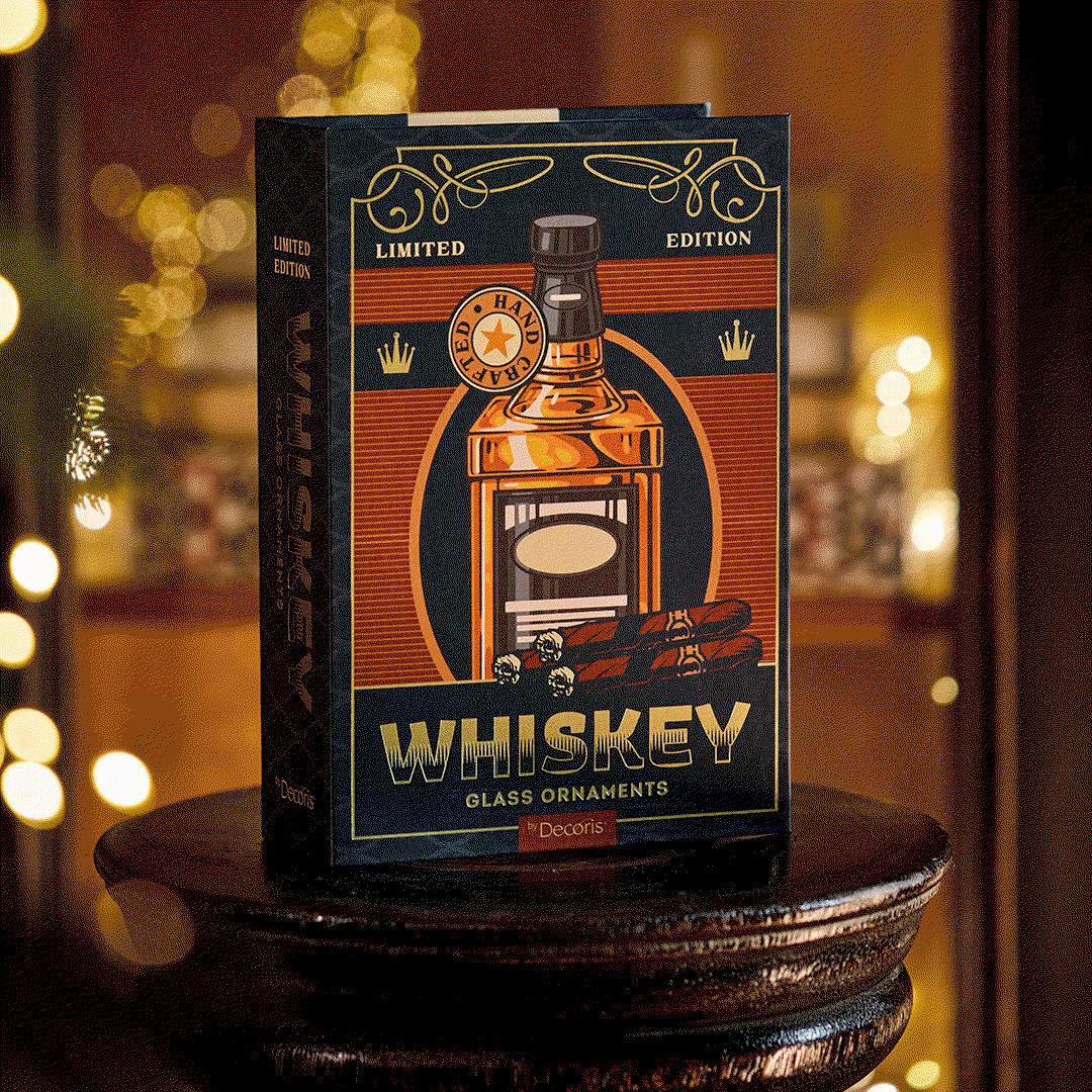 Oakwood Whisky Ornament Set of 3
