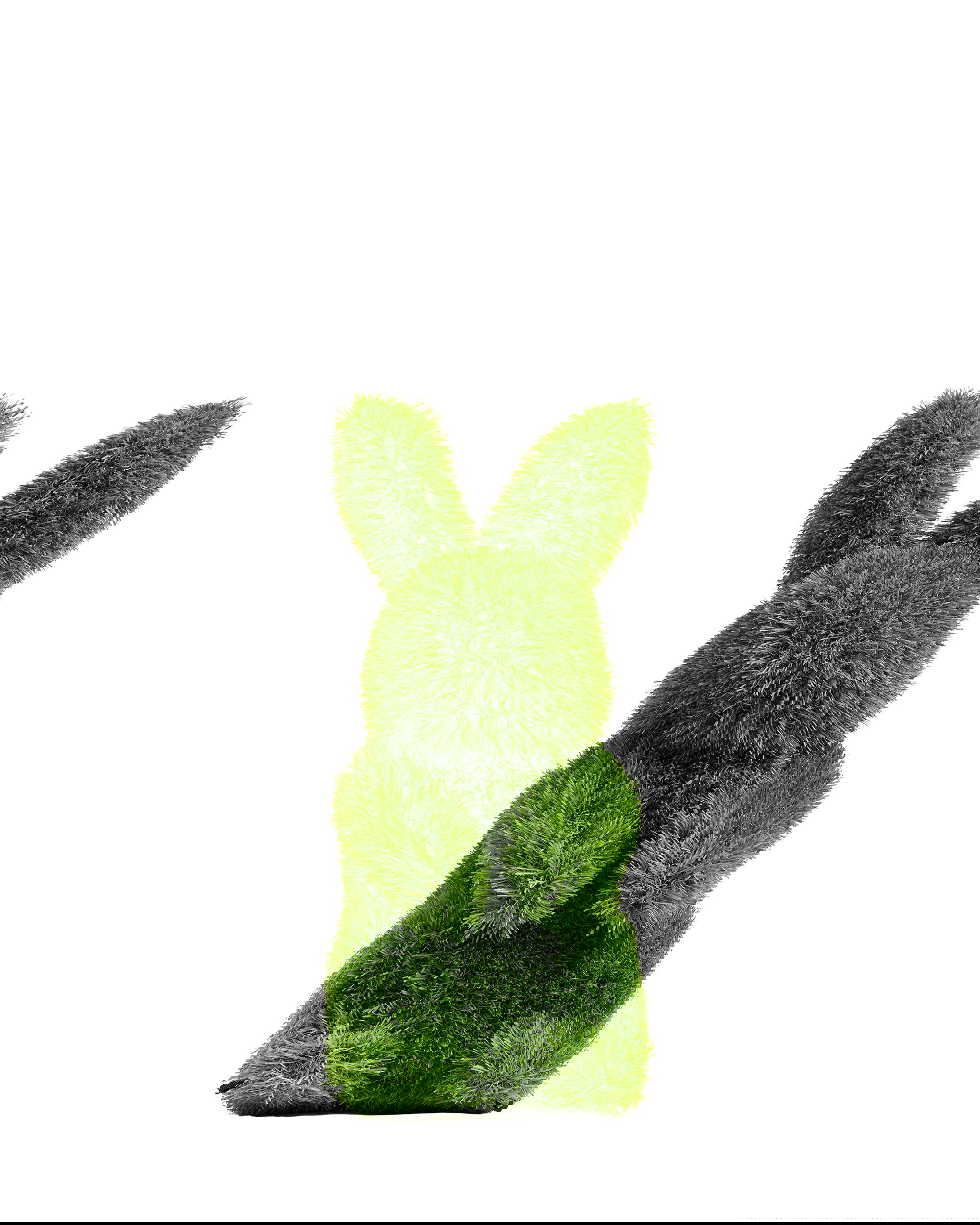 Topiary konijn decoratie