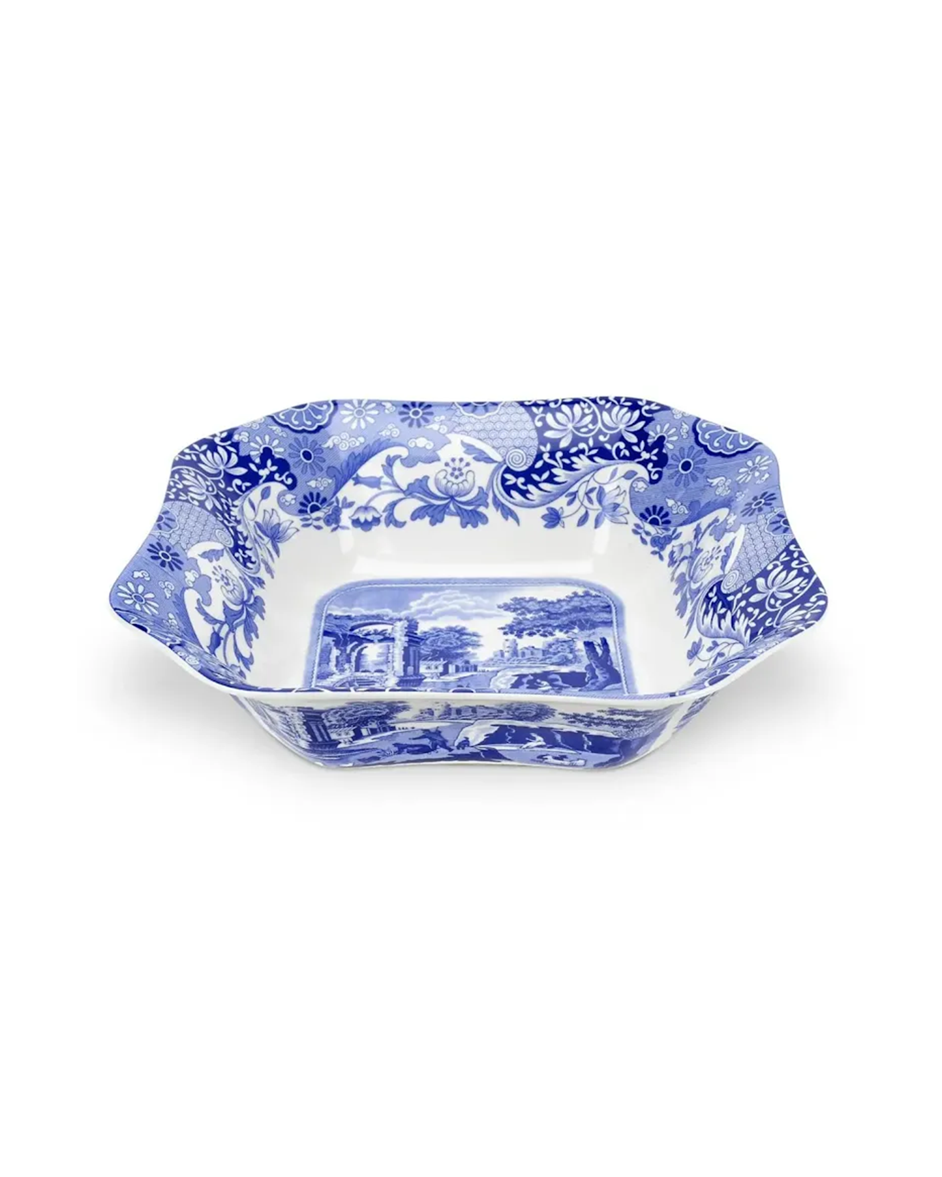 Blue Italian salaattikulho sininen/valkoinen