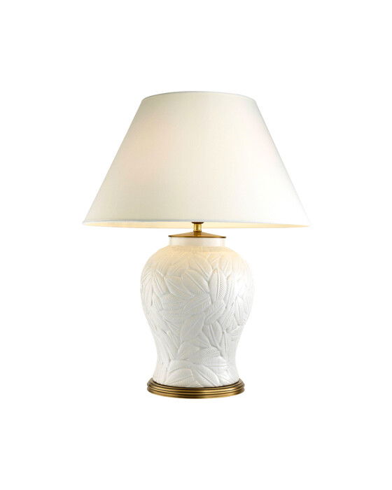 Cyprus bordslampa vit