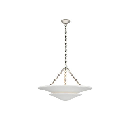 Polished Nickel - Mollino Tiered Chandelier Antique Brass M