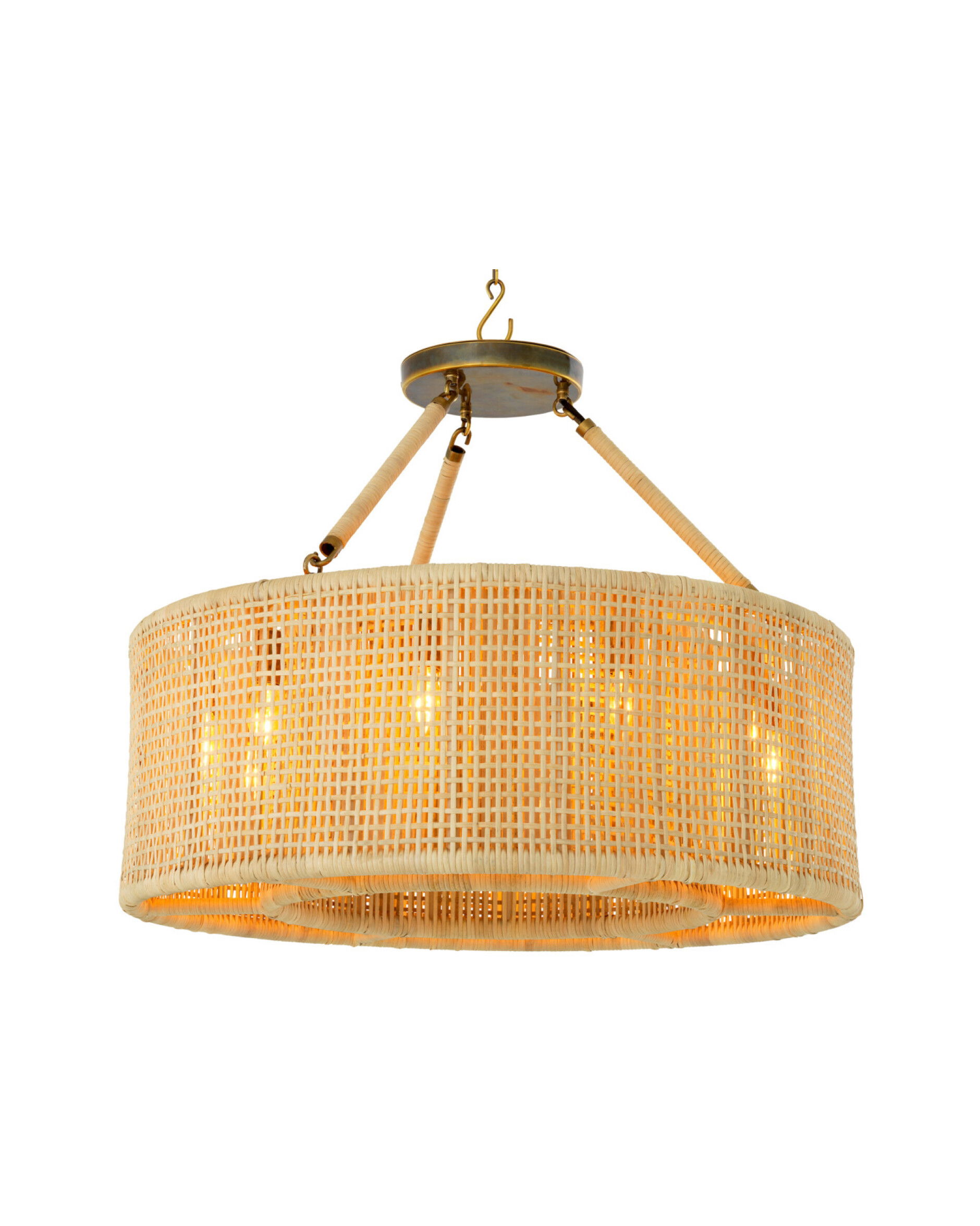 Bernardi Ceiling Lamp Natural Rattan