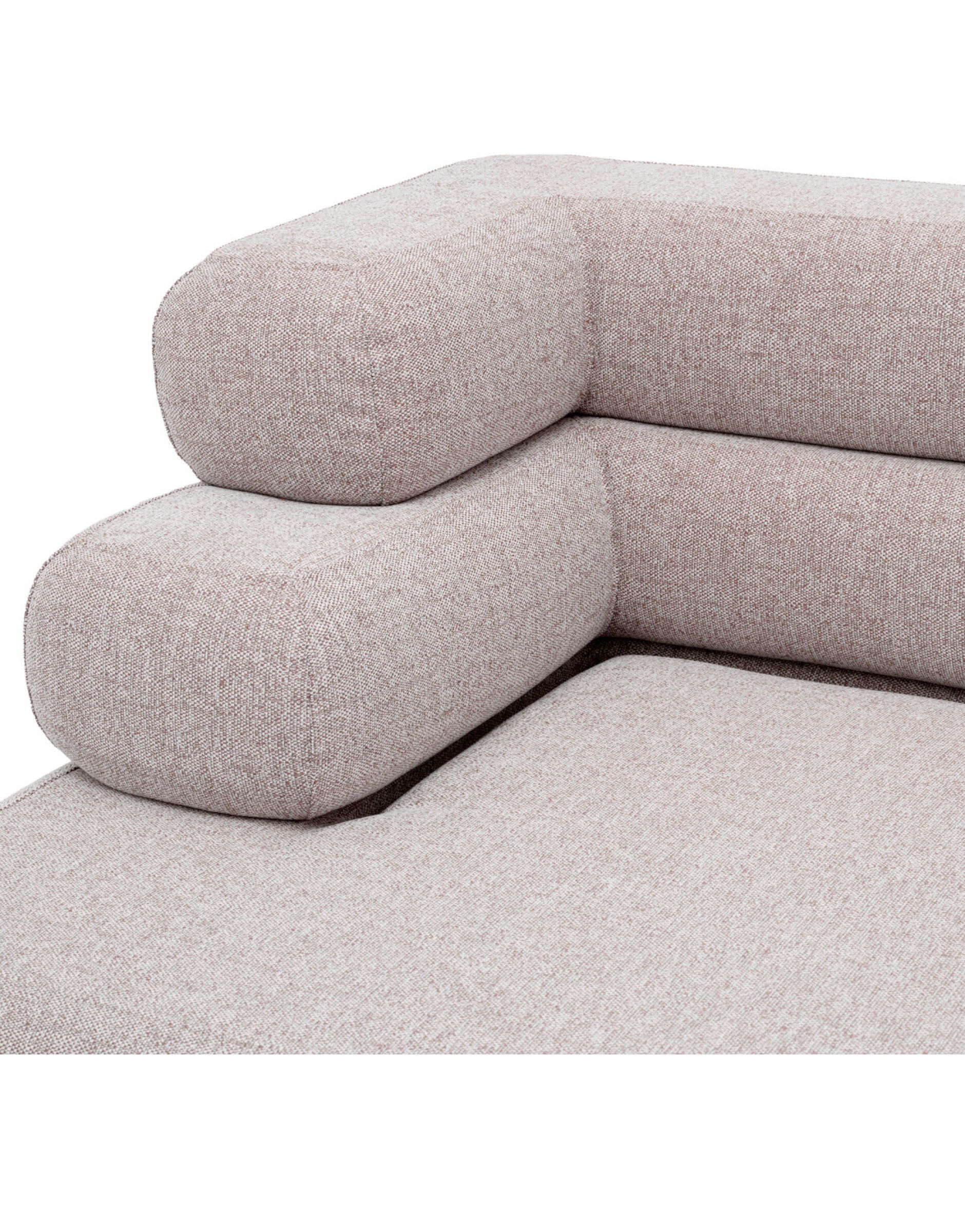 Malaga sofa mauritius light grey left