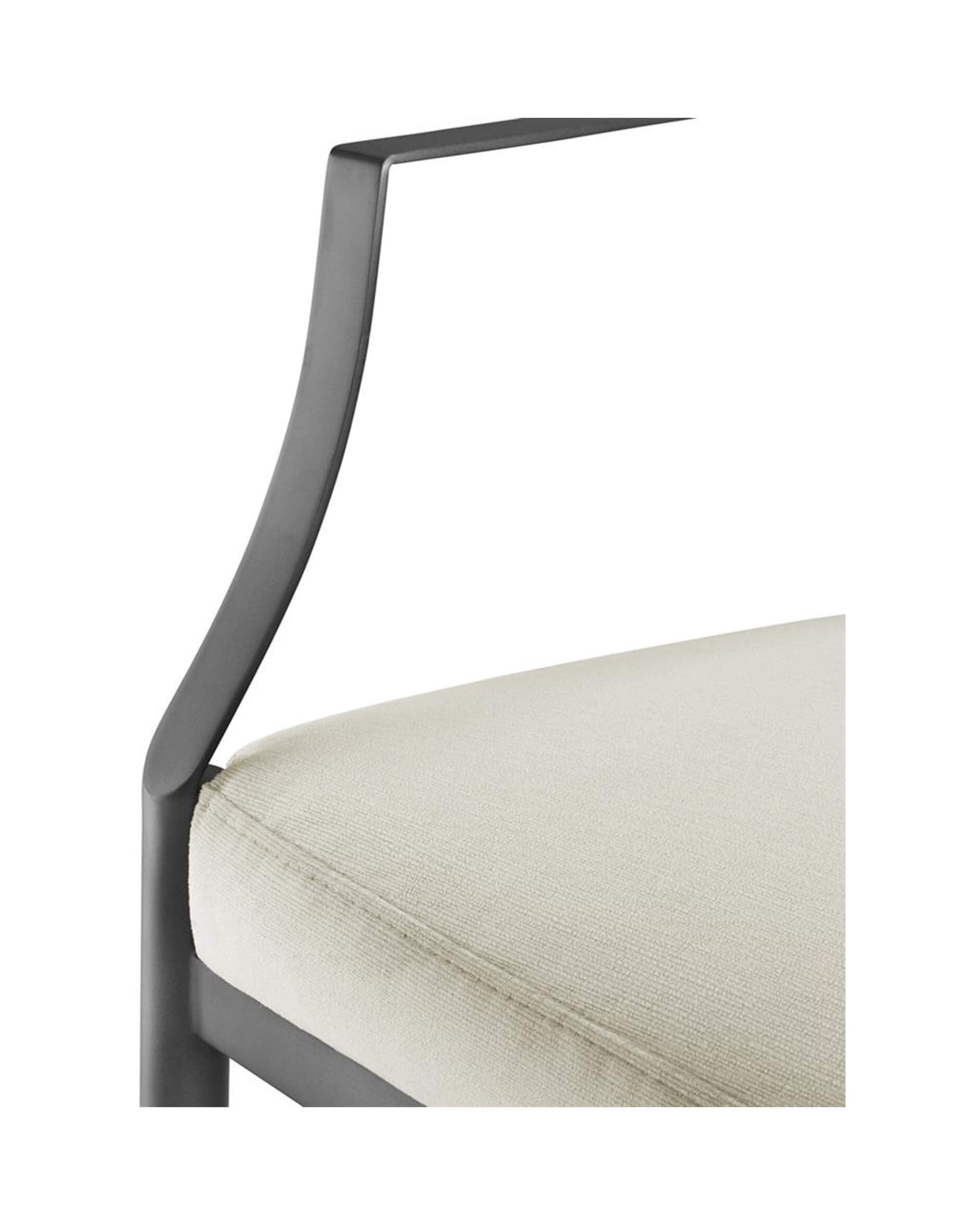 Matstol Scribe gunmetal pebble grå OUTLET