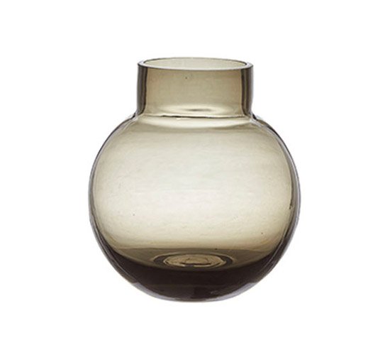 Smoke - Bubblan vase clear glass